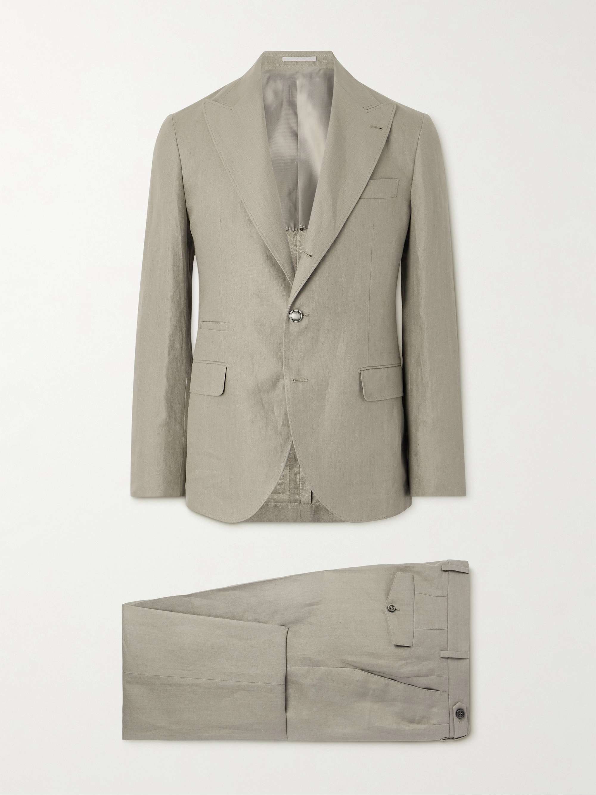 Herringbone Linen Suit hero visual