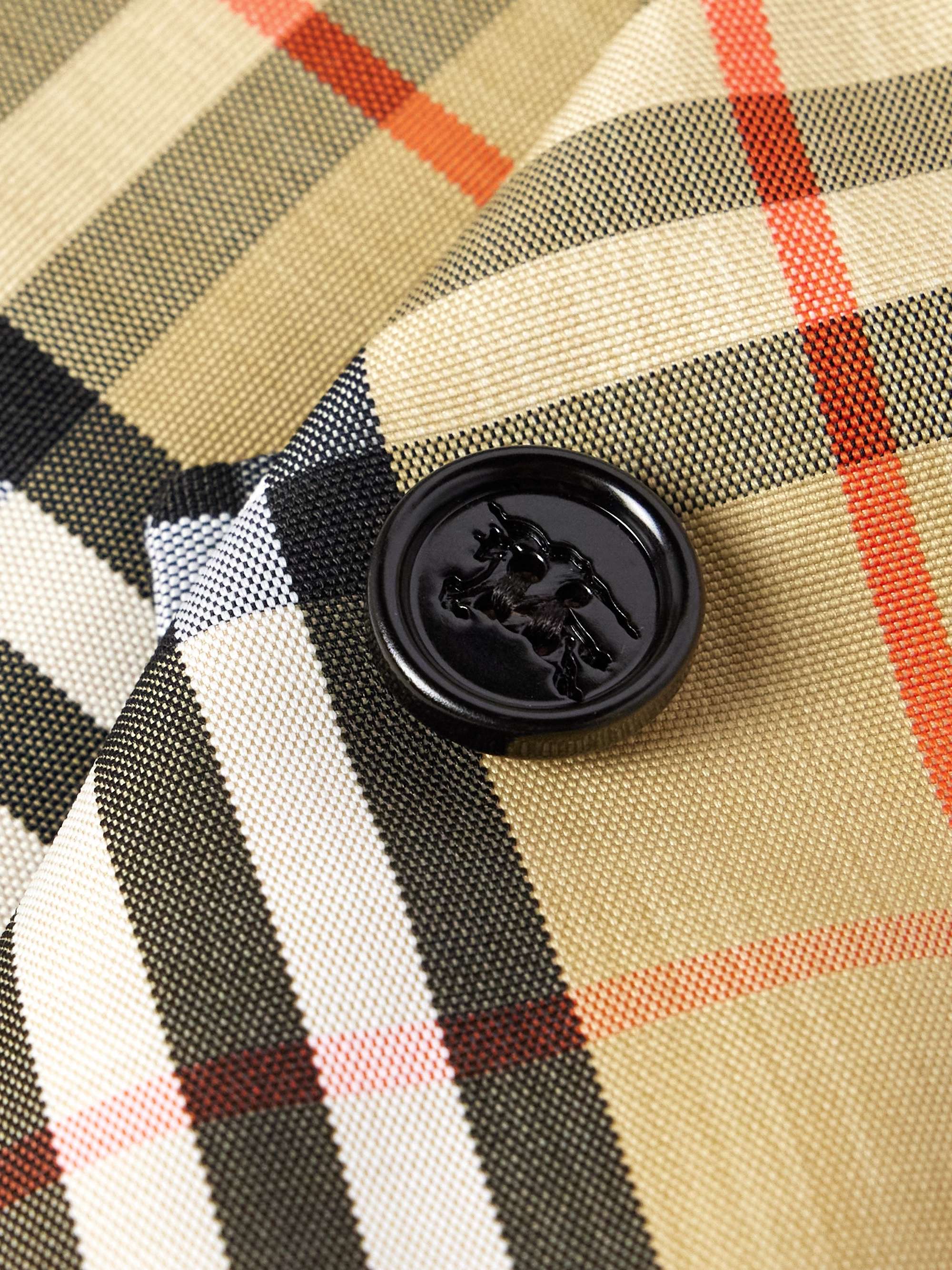 Checked Gabardine Coat view