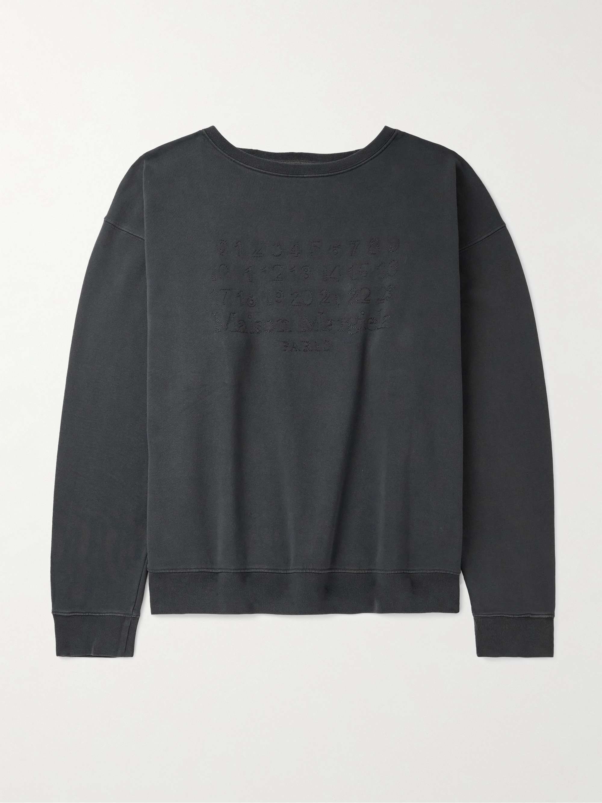 Oversized Logo-Embroidered Cotton-Jersey Sweatshirt hero visual