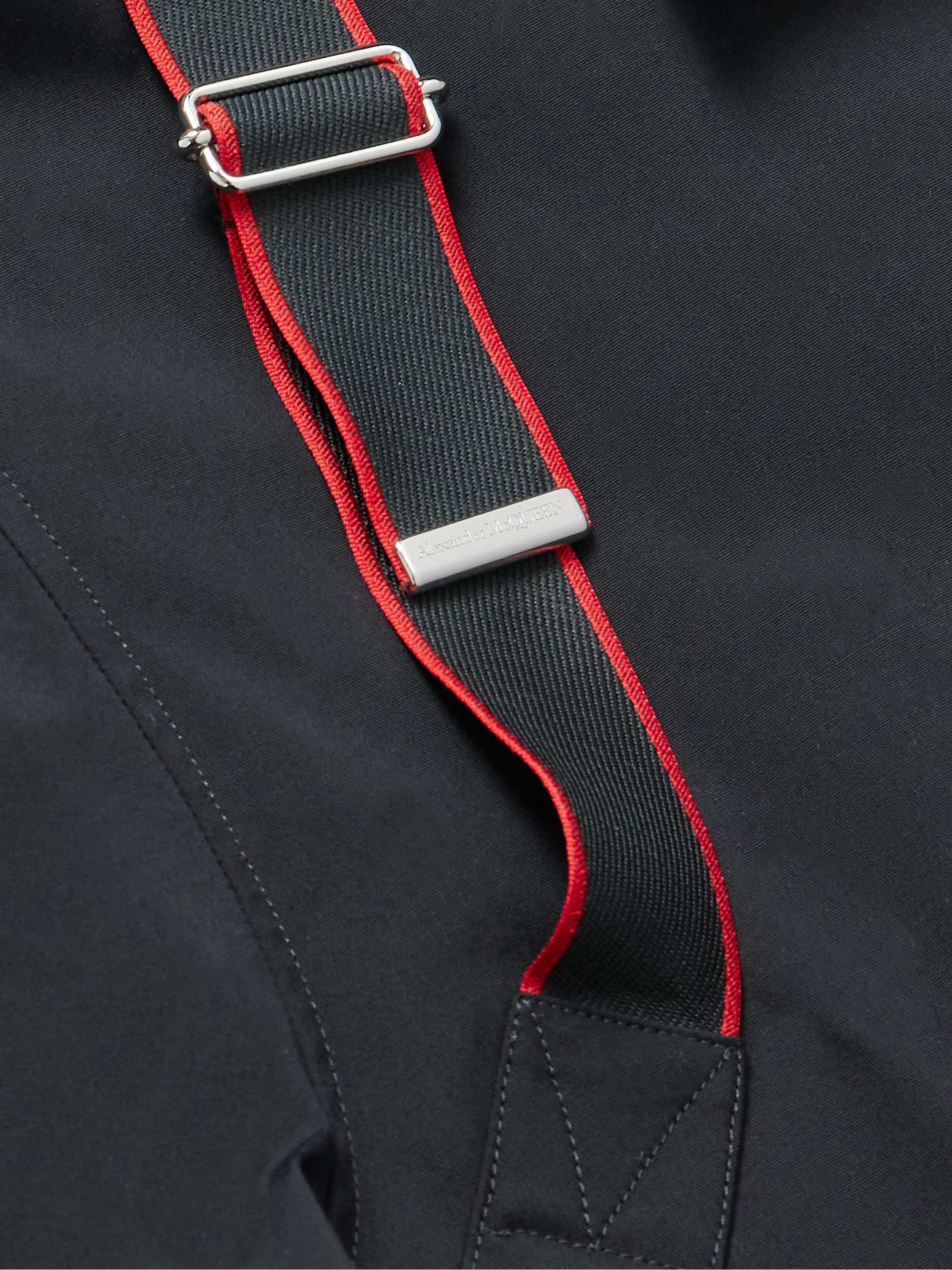 Harness-Detailed Cotton-Blend Shirt view