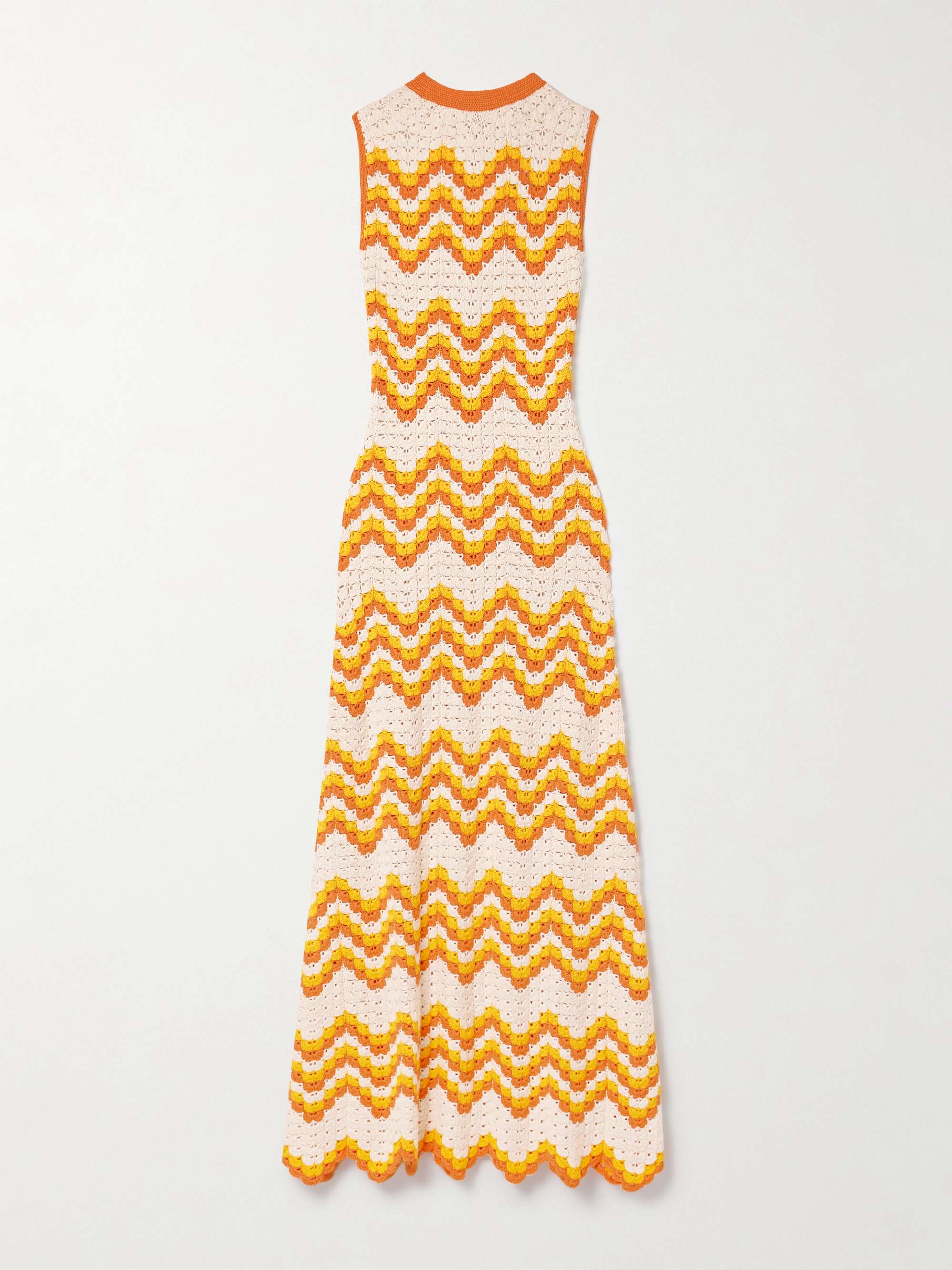 Huayna crocheted organic cotton maxi dress hero visual