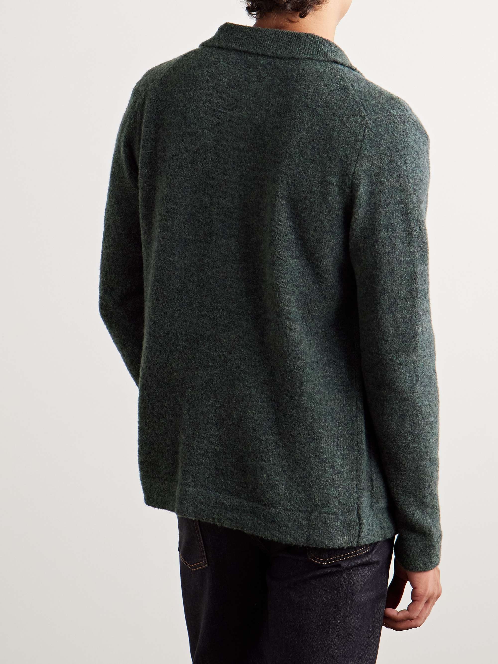 Zanone Slim-Fit Virgin Wool-Blend Cardigan view