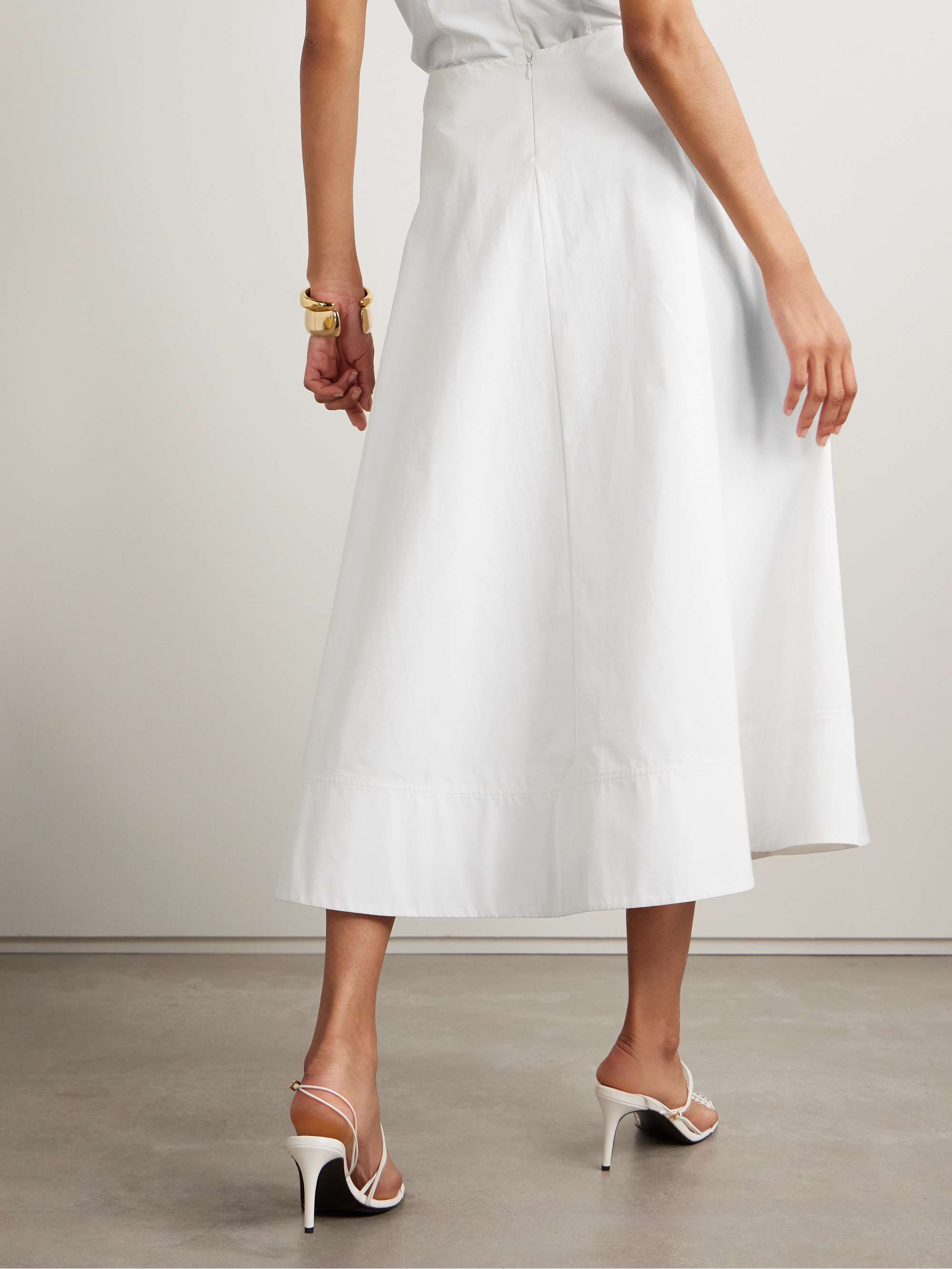 The Knox cotton-poplin maxi skirt view