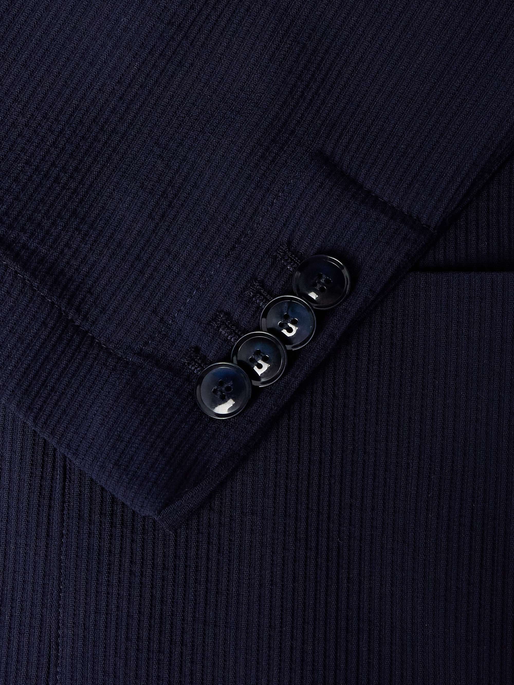 Borgo Unstructured Ribbed Wool-Blend Jersey Suit Jacket view