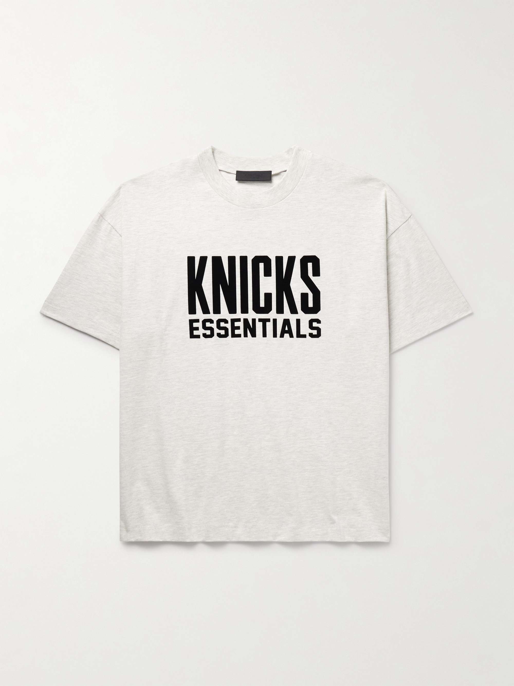 + NBA Knicks Appliquéd Cotton-Jersey T-Shirt hero visual