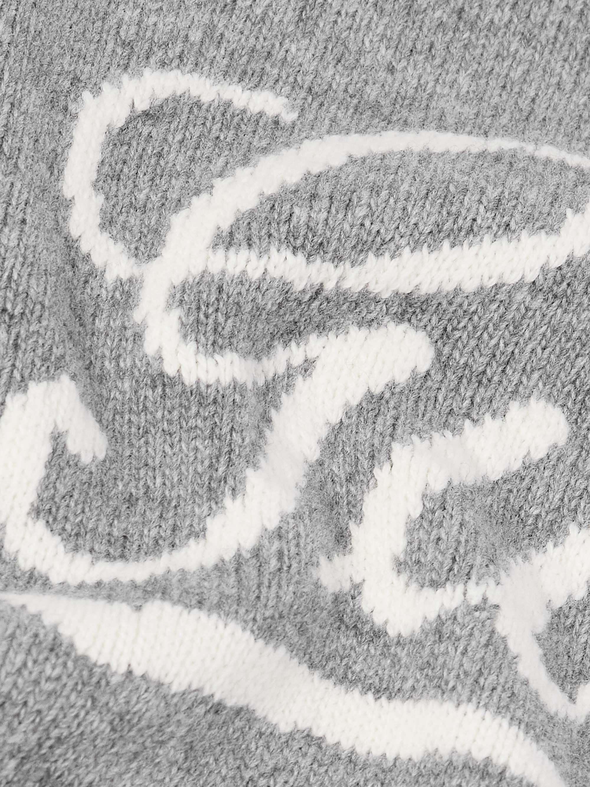 Logo-Intarsia Wool Sweater view