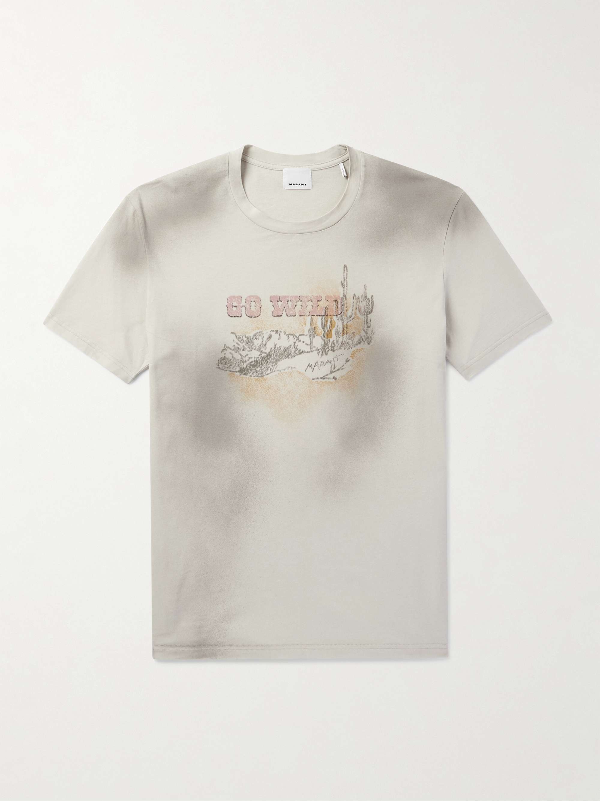 Honore Printed Cotton-Jersey T-Shirt hero visual