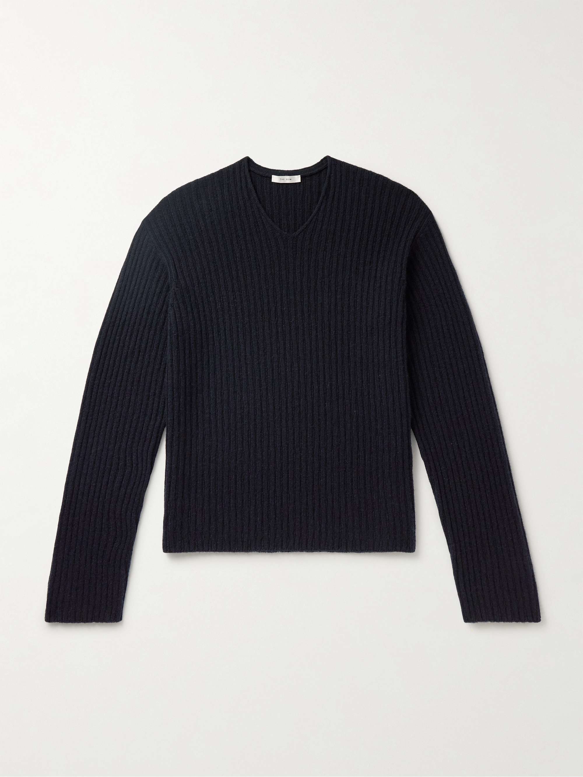 Gustave Ribbed Cashmere Sweater hero visual