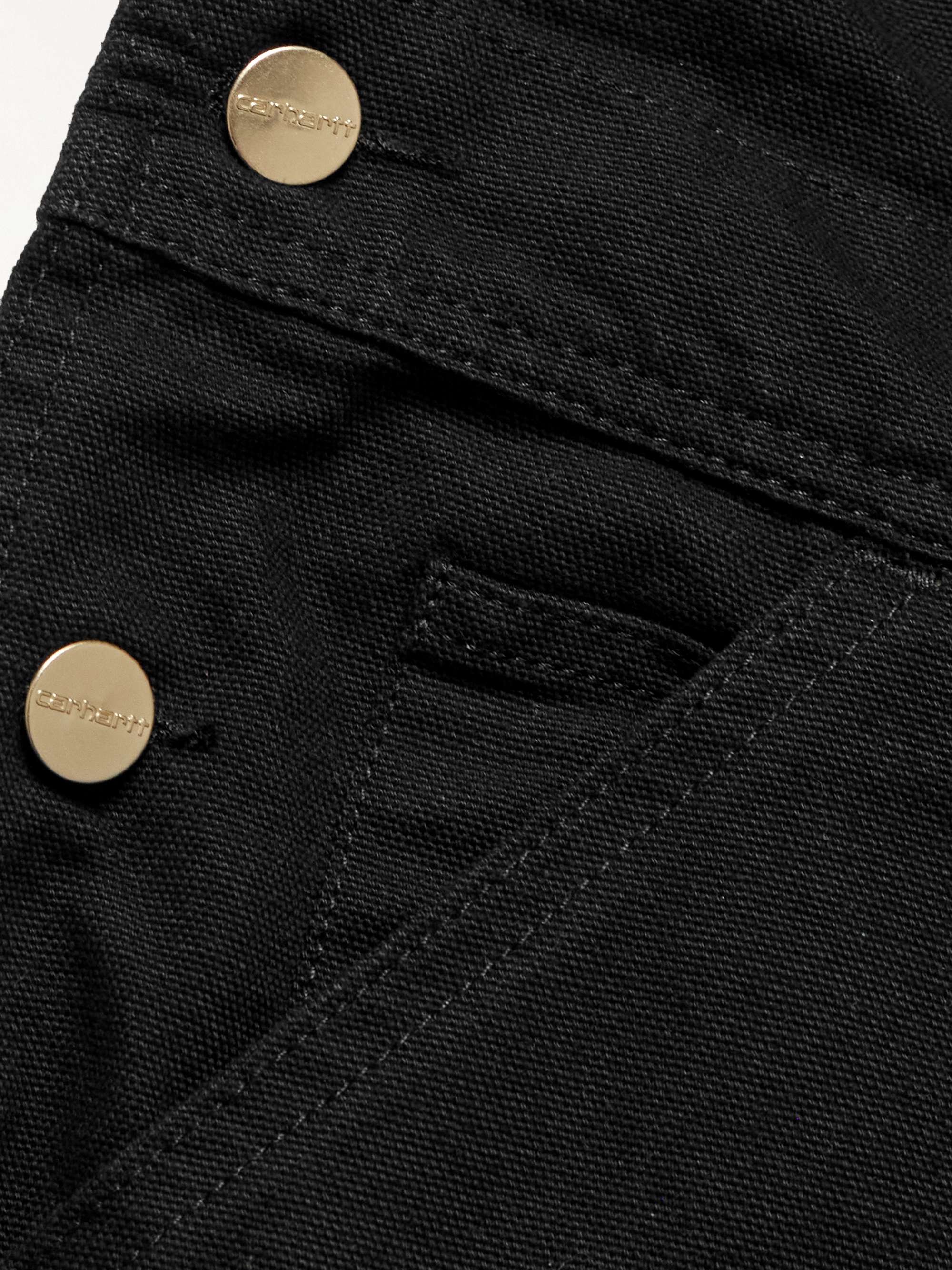 Straight-Leg Cotton-Canvas Overalls view