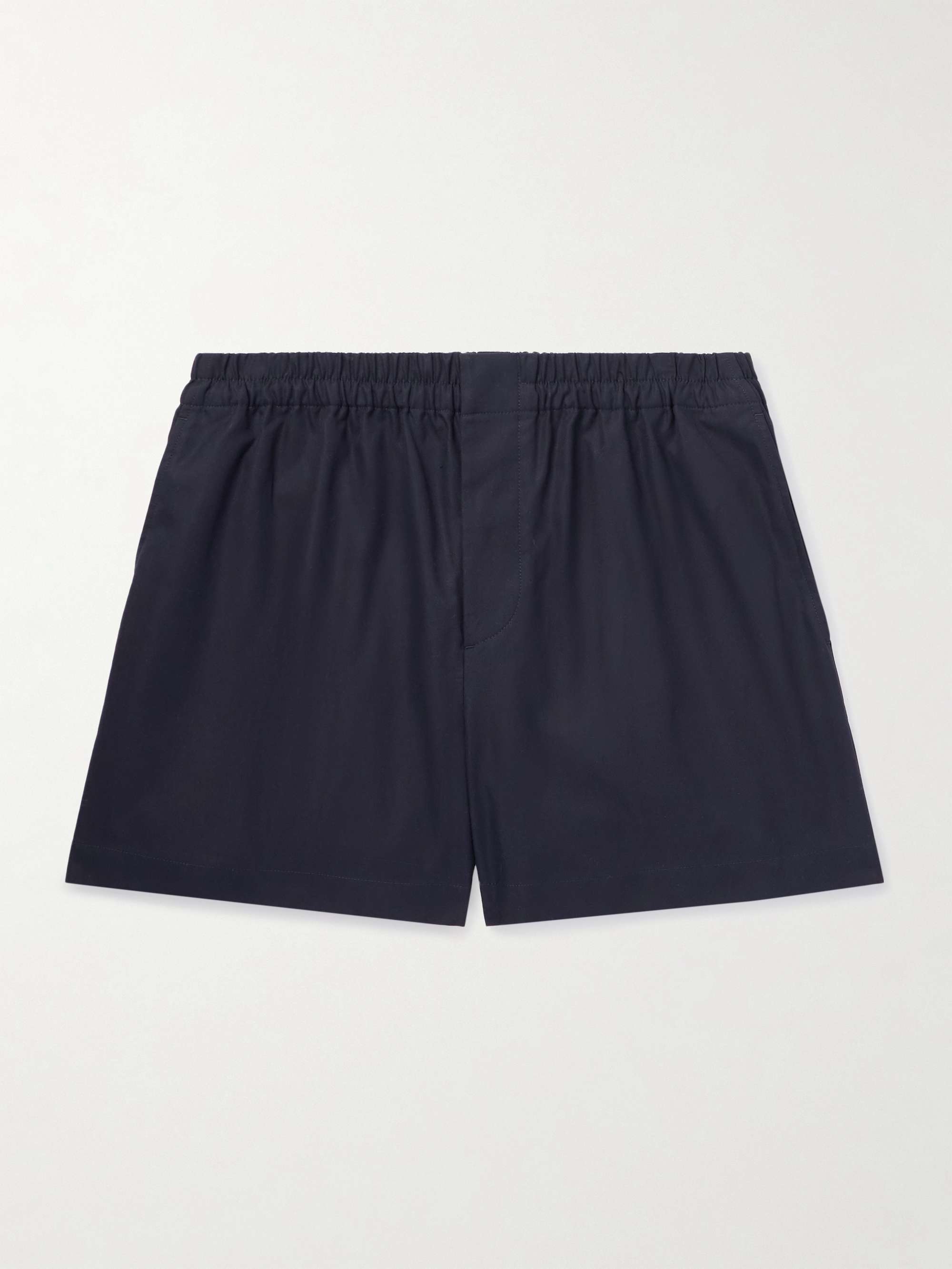 Straight-Leg Cotton Shorts hero visual