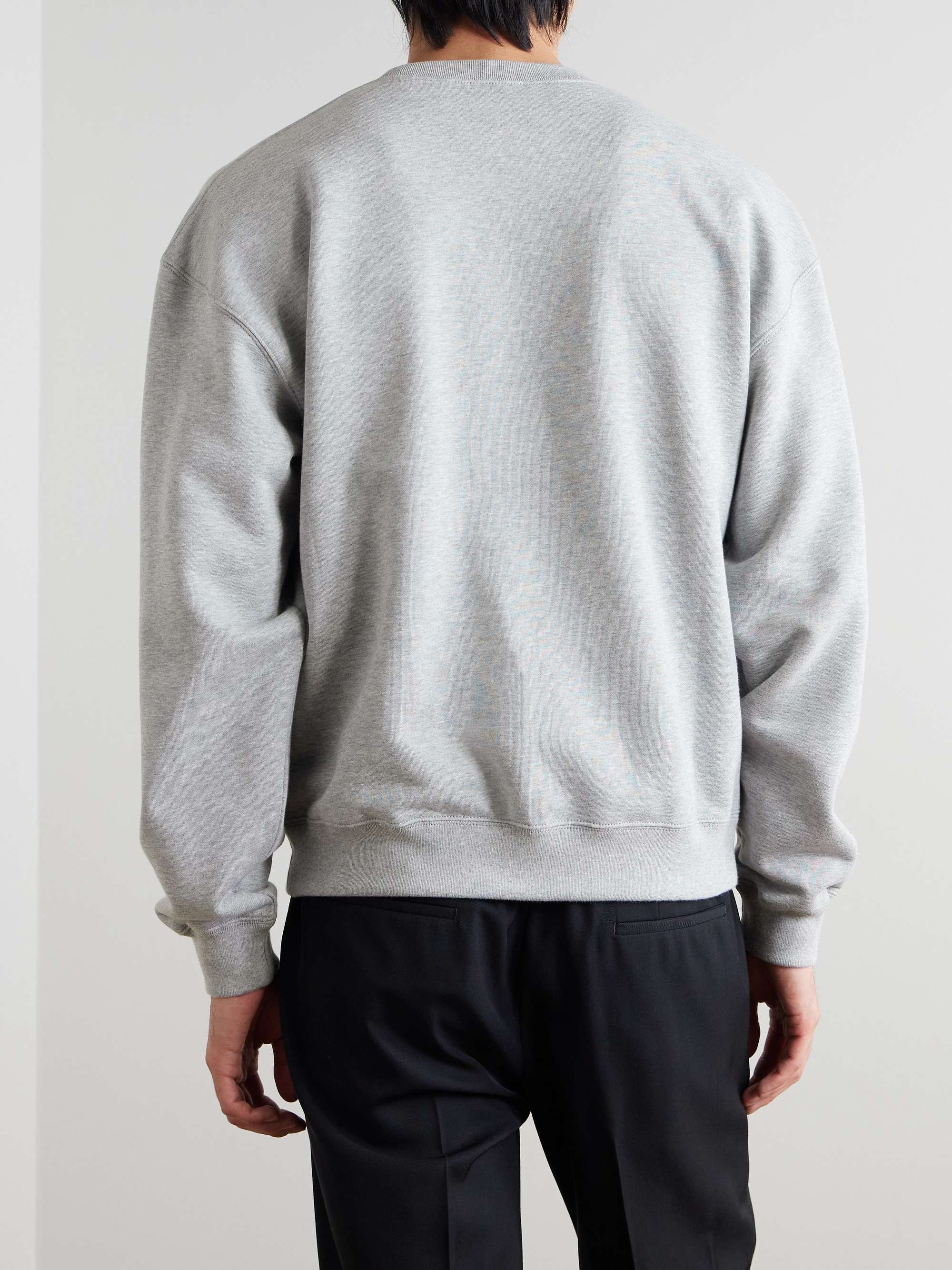 Logo-Embroidered Printed Cotton-Jersey Sweatshirt view