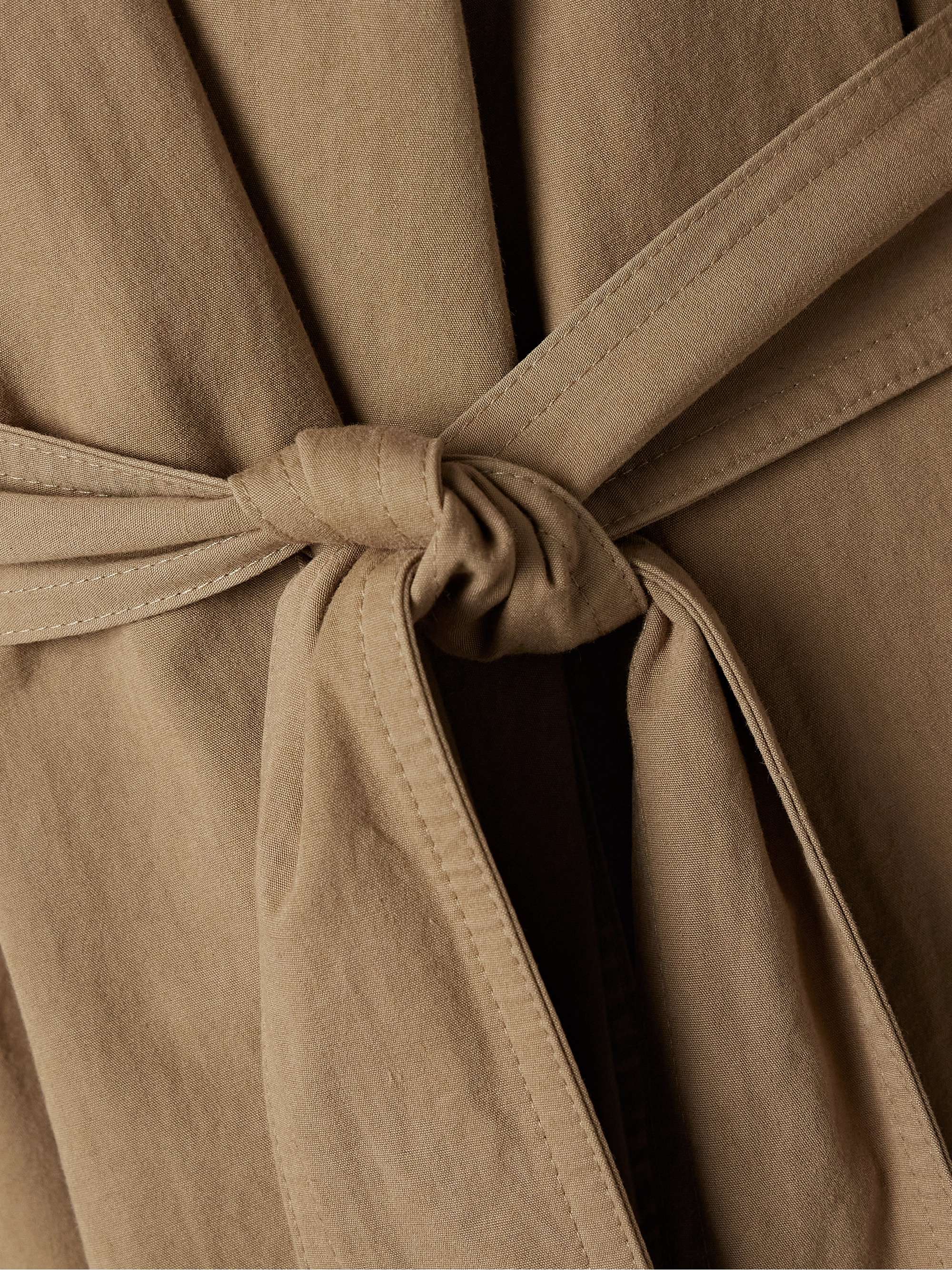 Pami belted cotton-poplin trench coat view