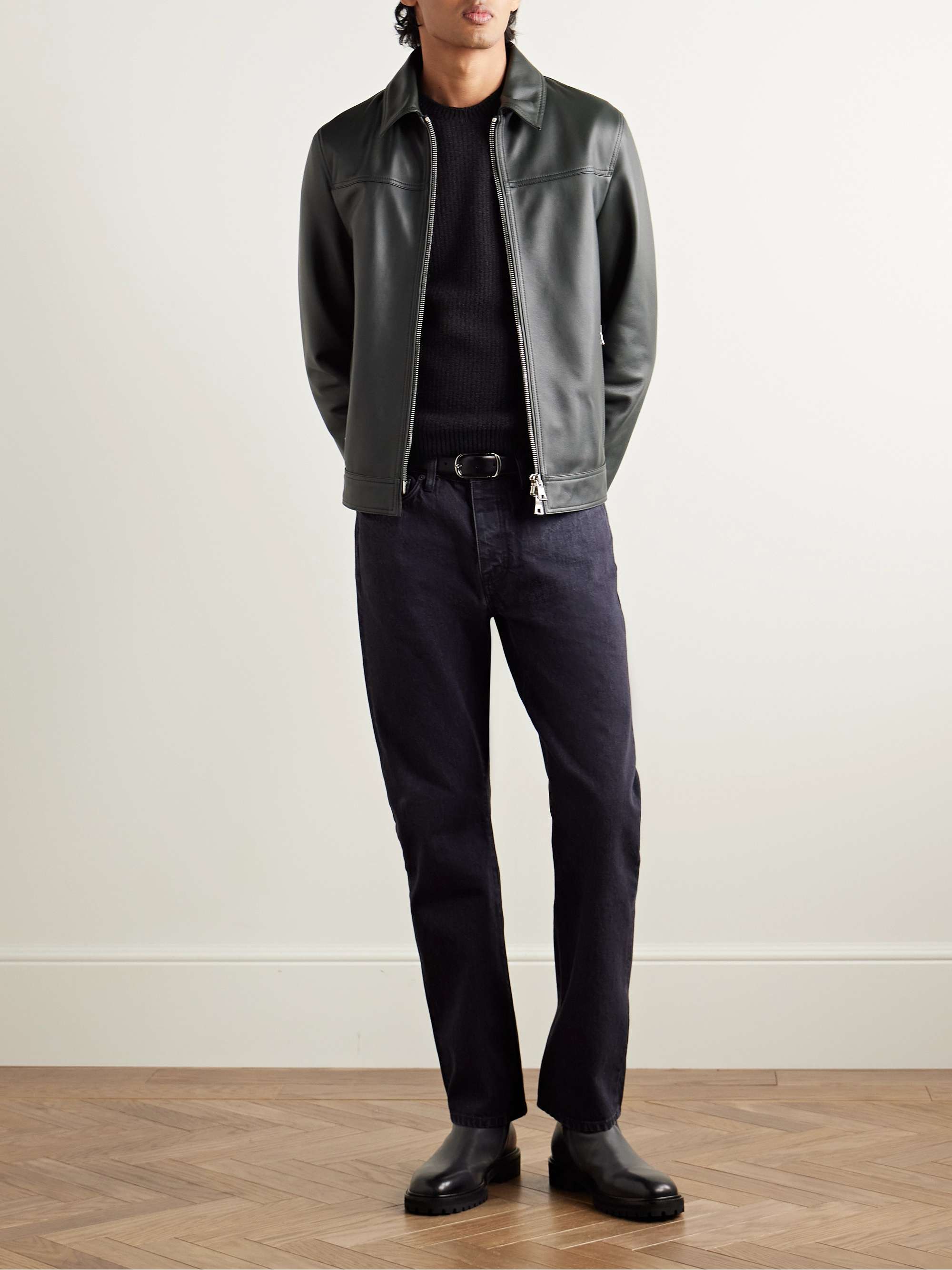 Breidin Honeycomb-Knit Merino Wool and Cashmere-Blend Sweater view