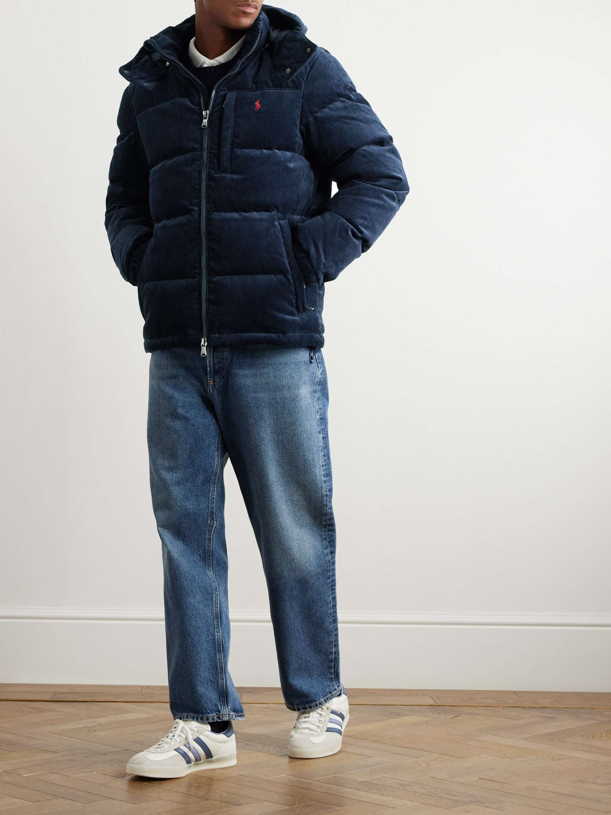 Quilted Cotton-Corduroy Down Jacket view