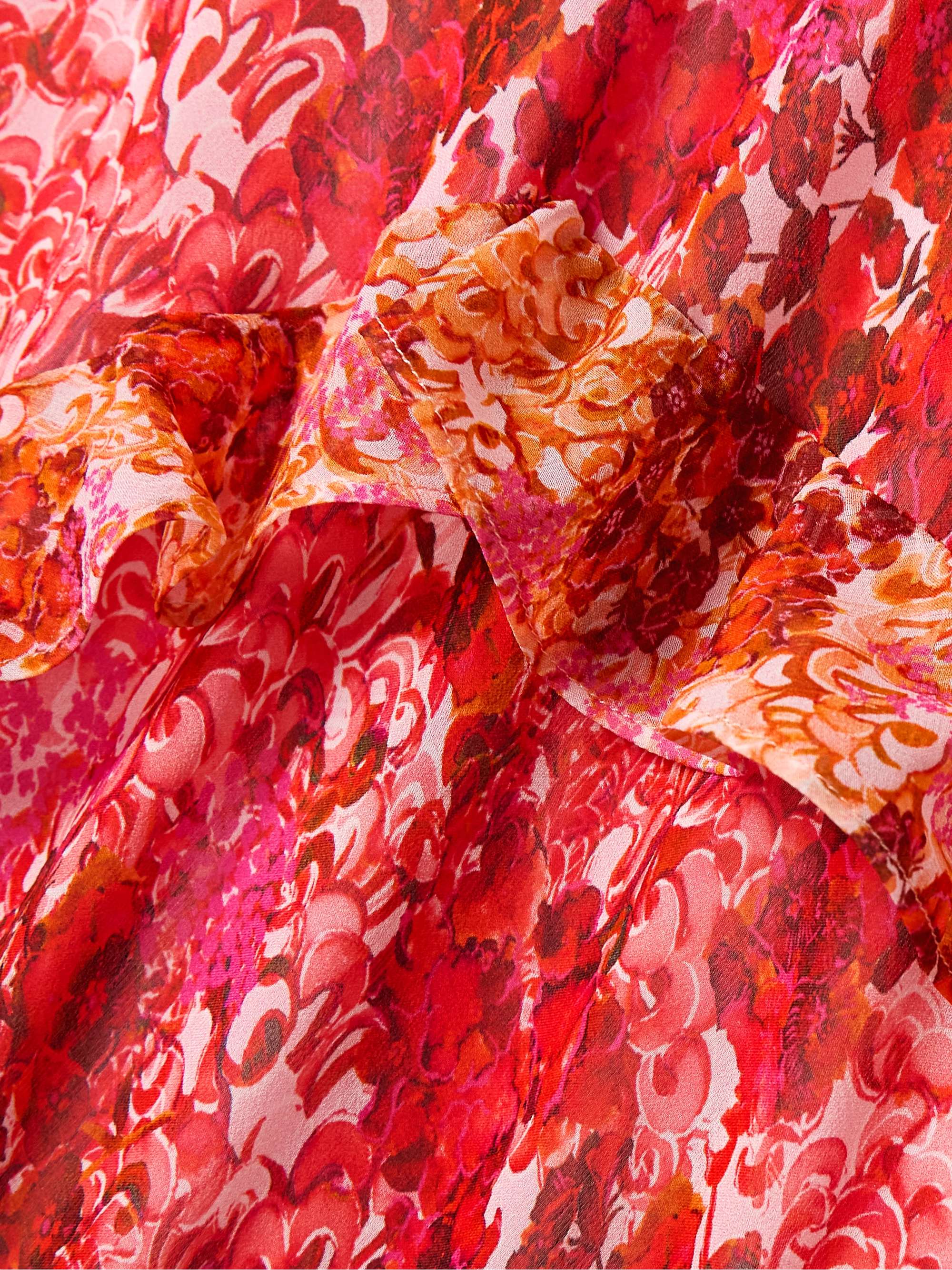 Rita ruffled tiered floral-print silk-georgette maxi dress view
