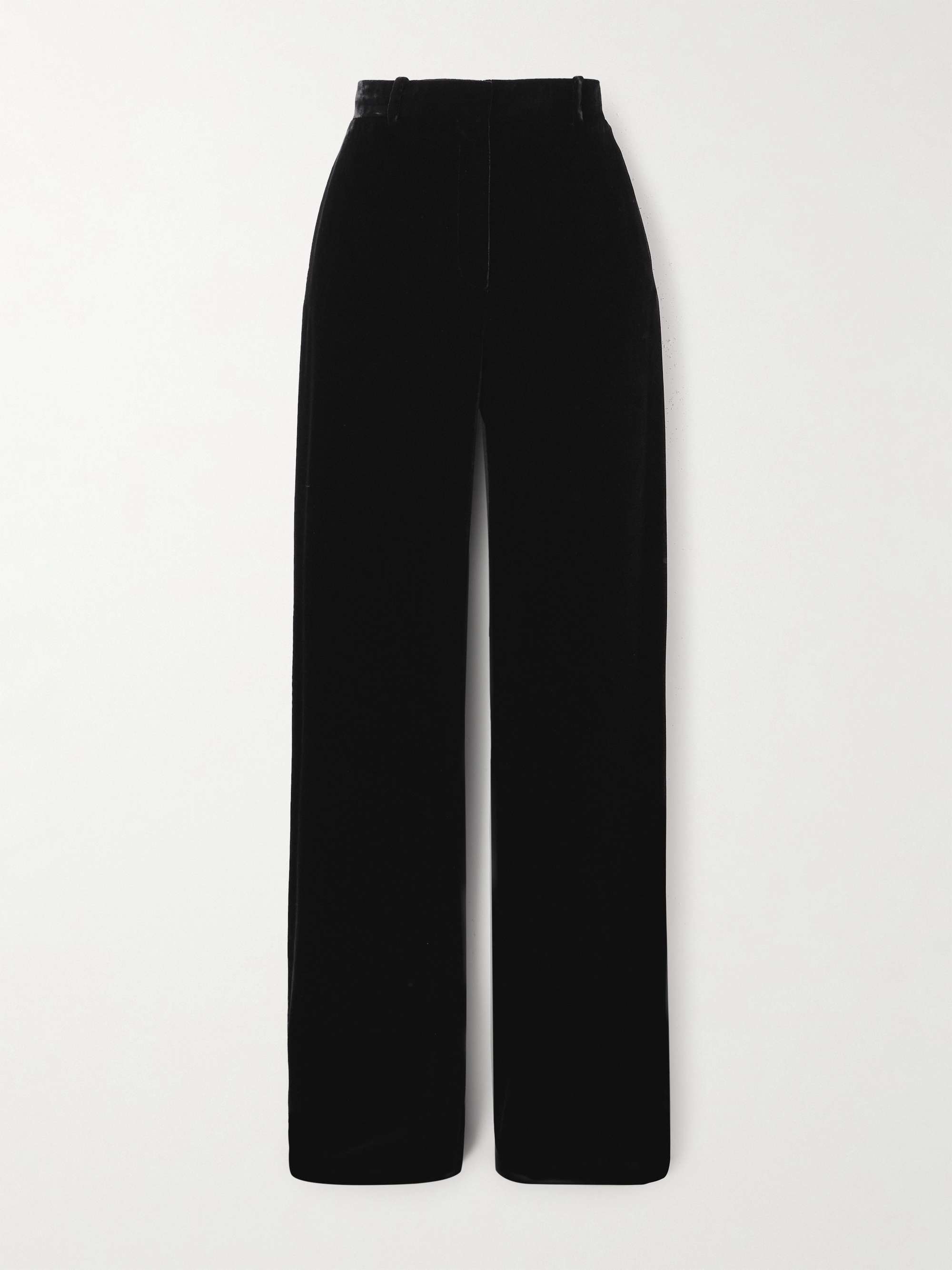 Goldie velvet wide-leg pants hero visual