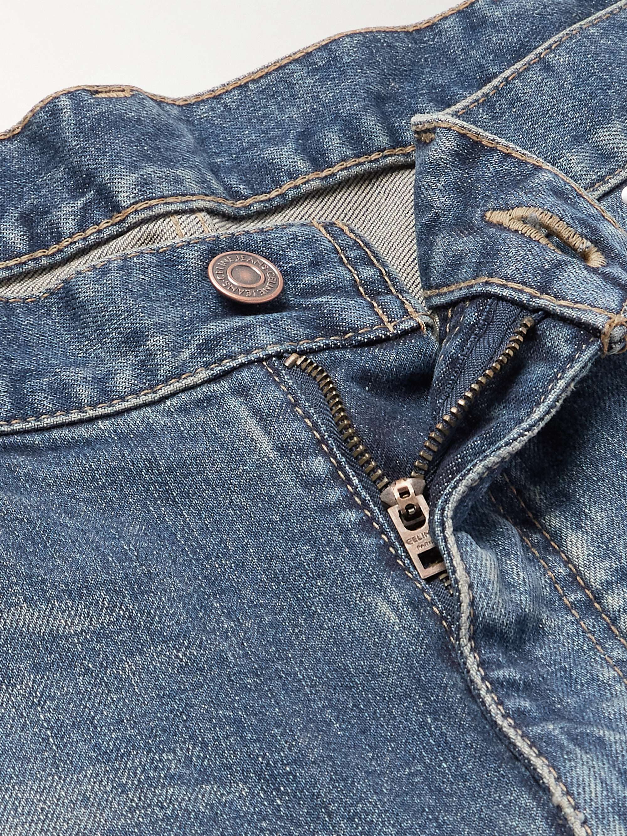 Slim-Fit Denim Jeans view