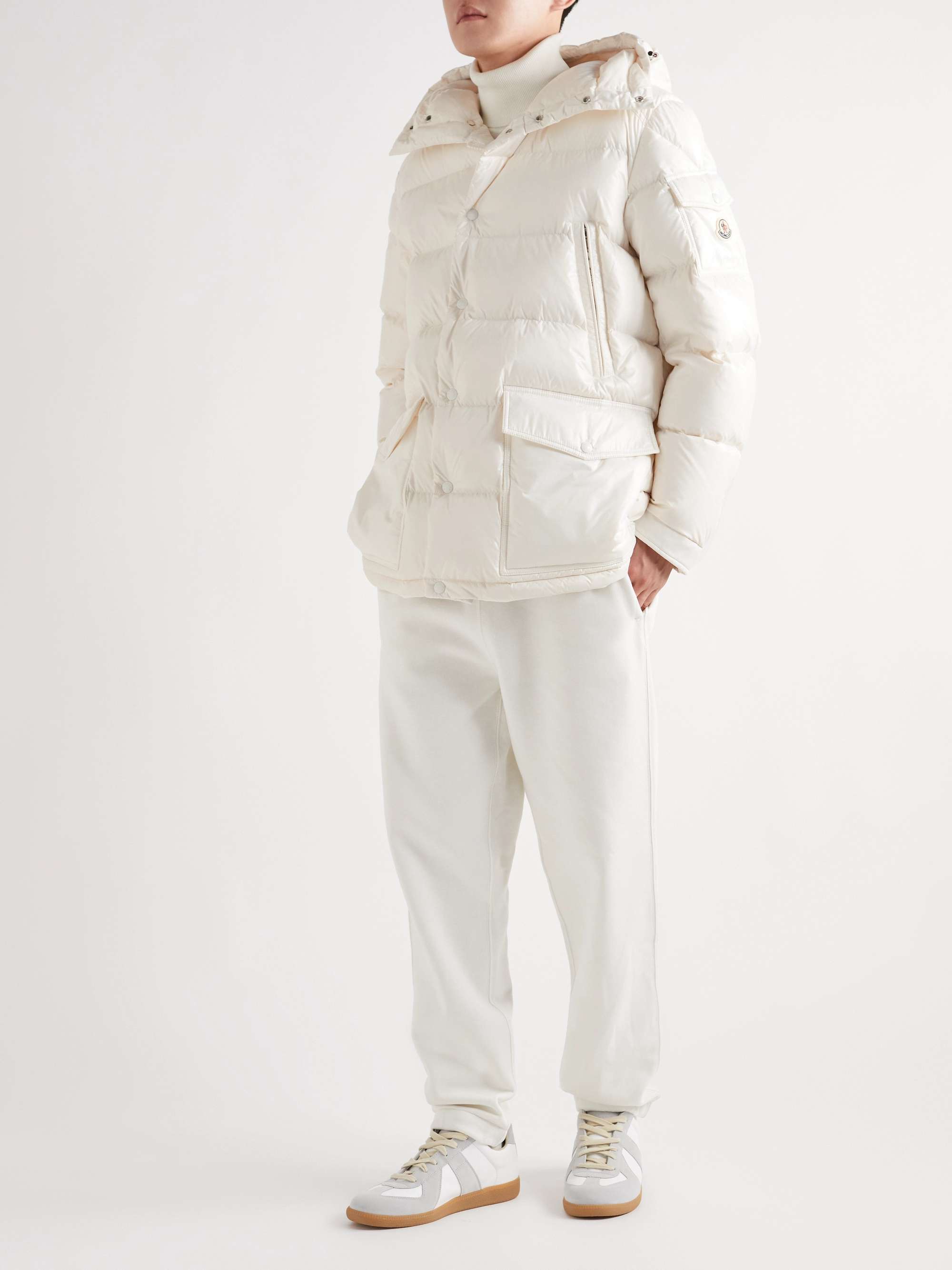 Chiablese Quilted Glossed-Shell Hooded Down Jacket view