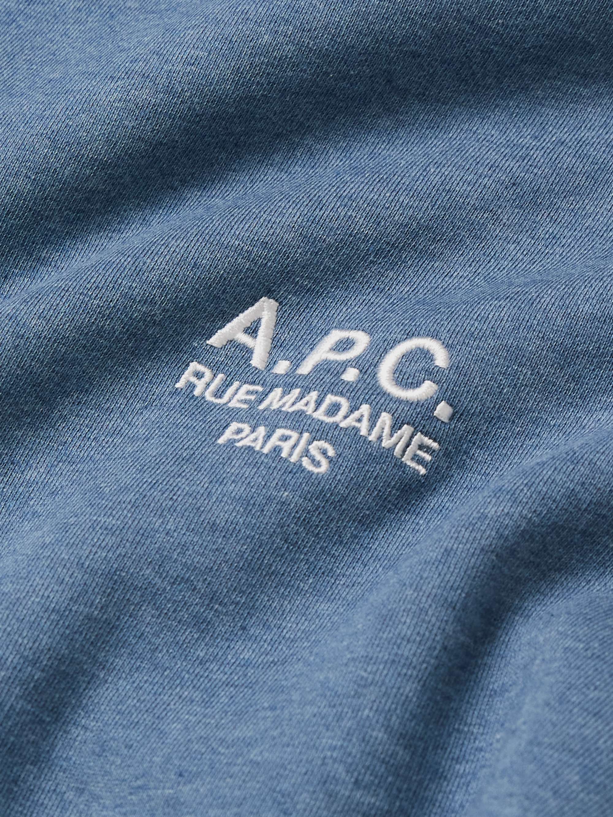 Logo-Embroidered Organic Cotton-Jersey Sweatshirt view