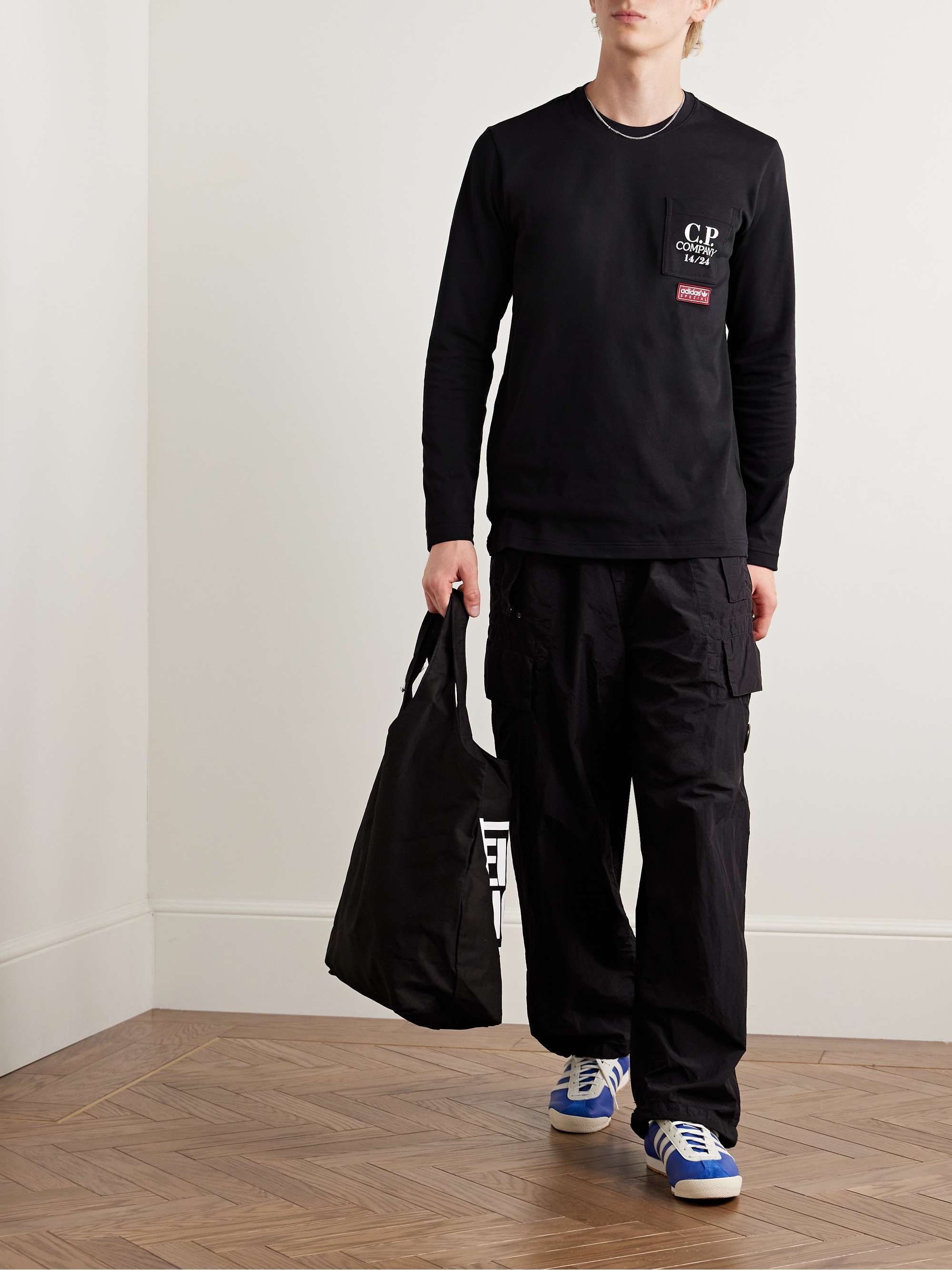 + C.P. Company Spezial Logo-Appliquéd Printed Organic Cotton-Jersey T-Shirt view