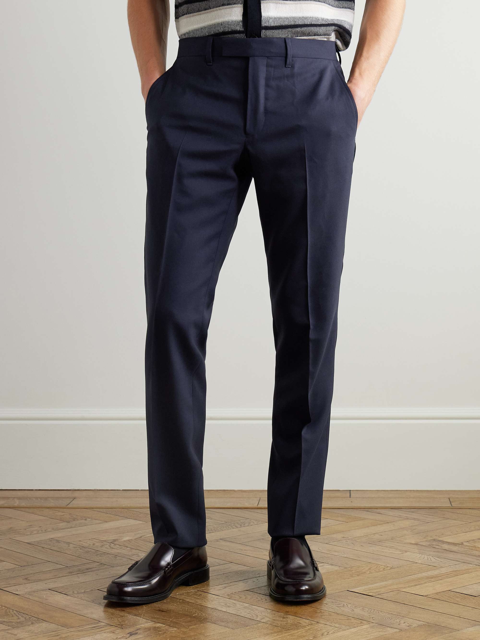 Phillip Straight-Leg Virgin Wool Suit Trousers view
