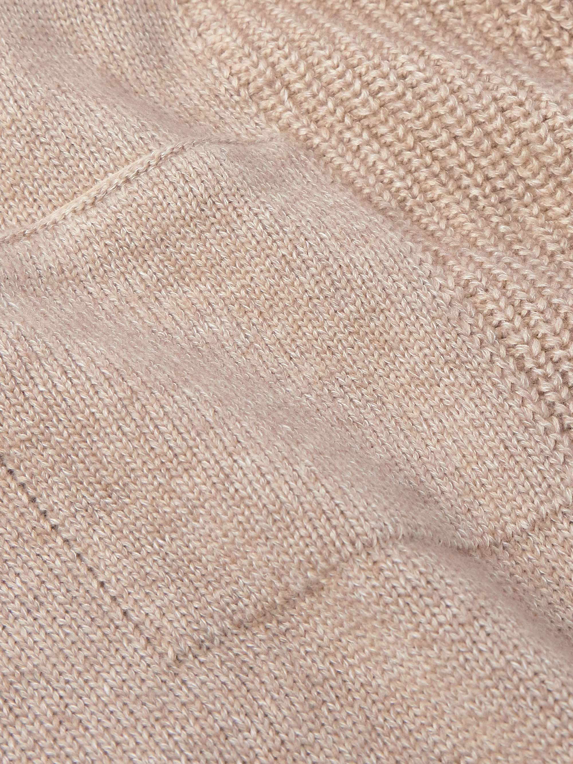 Ribbed Silk, Cashmere, Cotton and Linen-Blend Sweater view