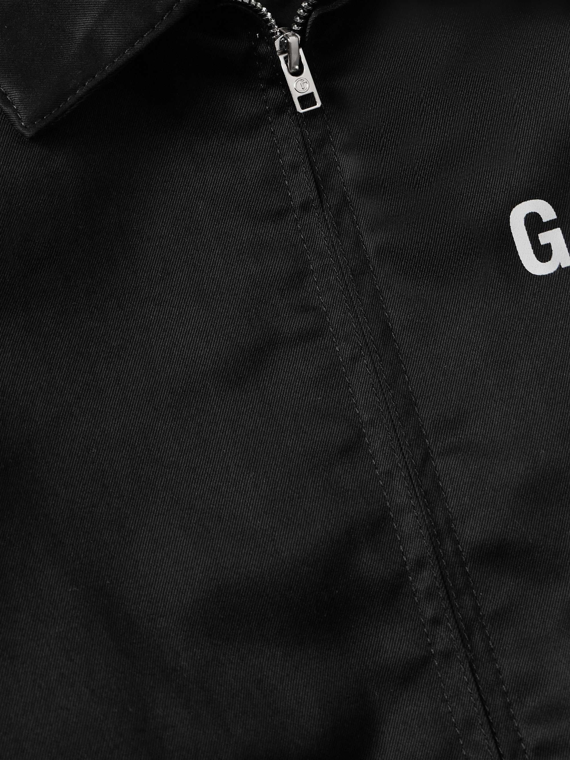 Montecito Logo-Print Cotton-Twill Jacket view