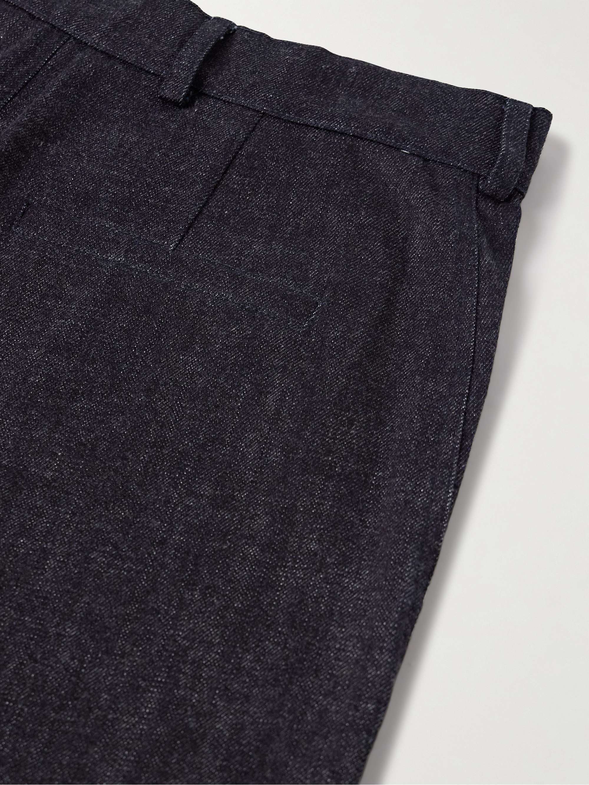 Balloon Straight-Leg Denim Trousers view