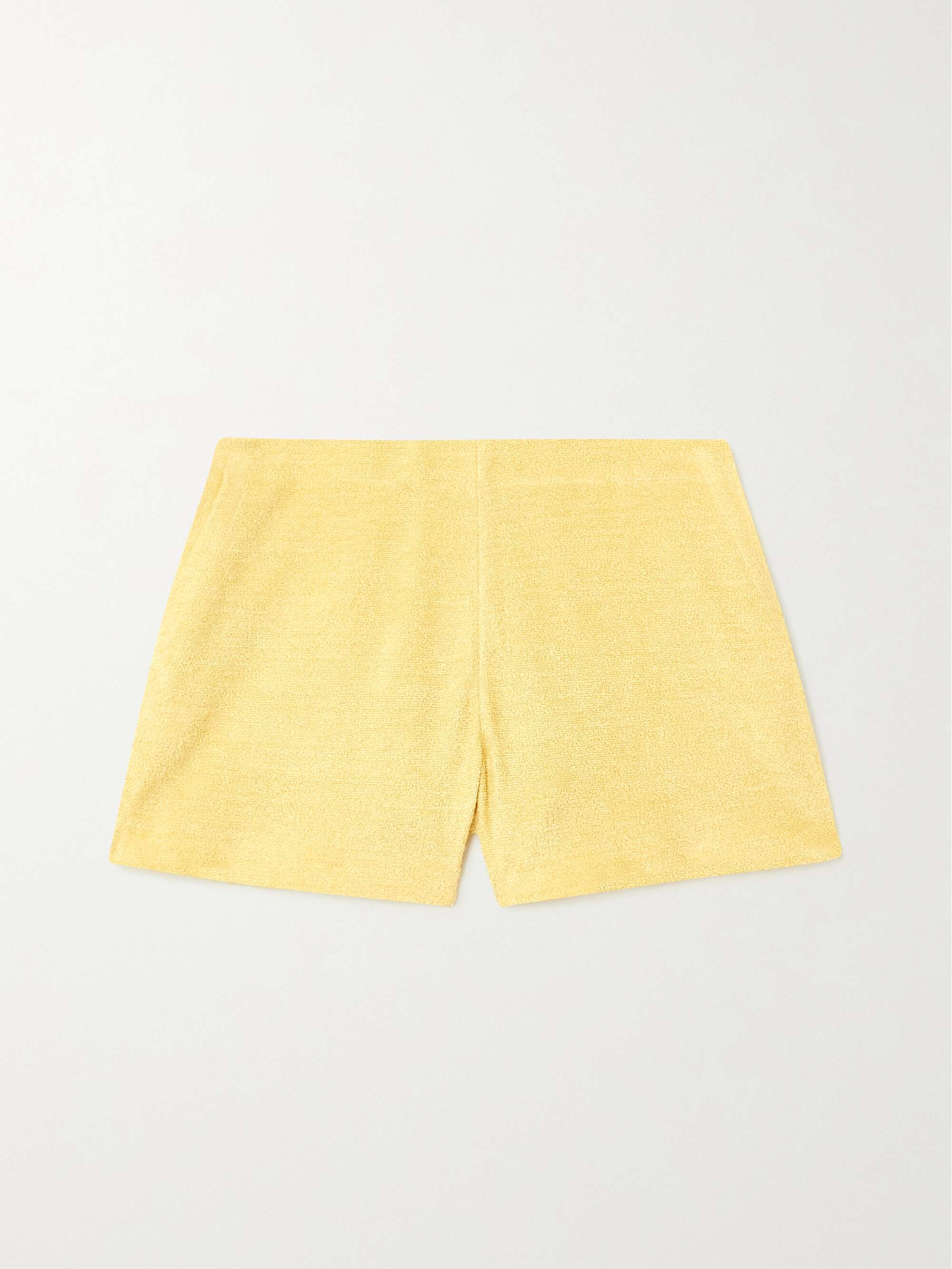 Linen-terry shorts hero visual