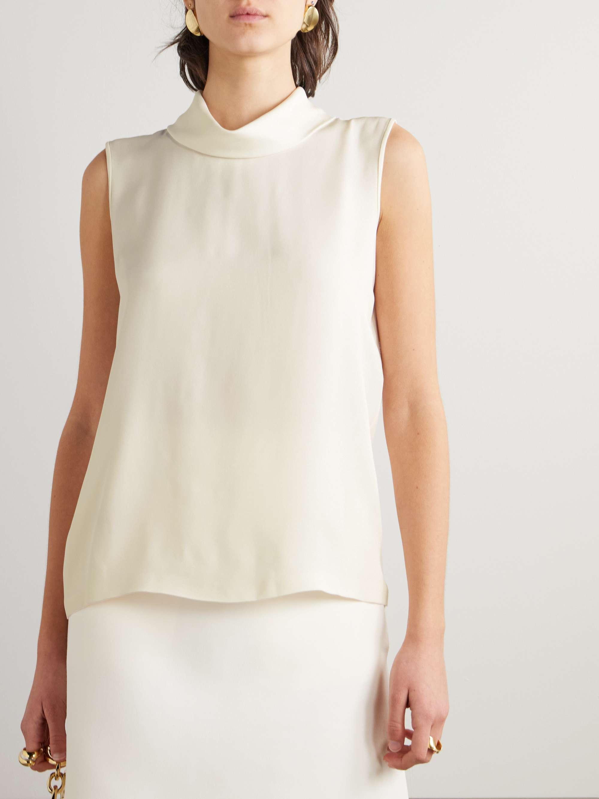 Silk-georgette blouse view