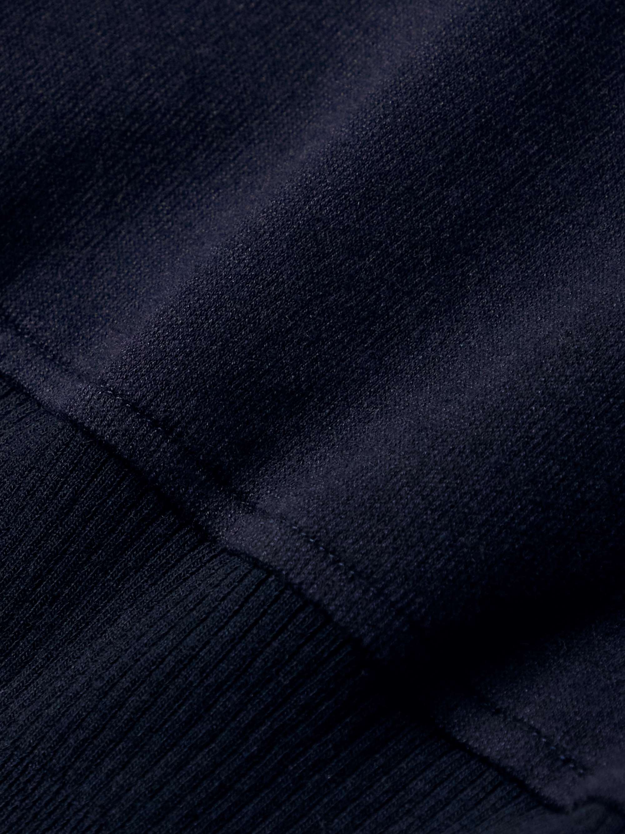 Whitney Cotton, Silk and Cashmere-Blend Zip-Up Sweatshirt view