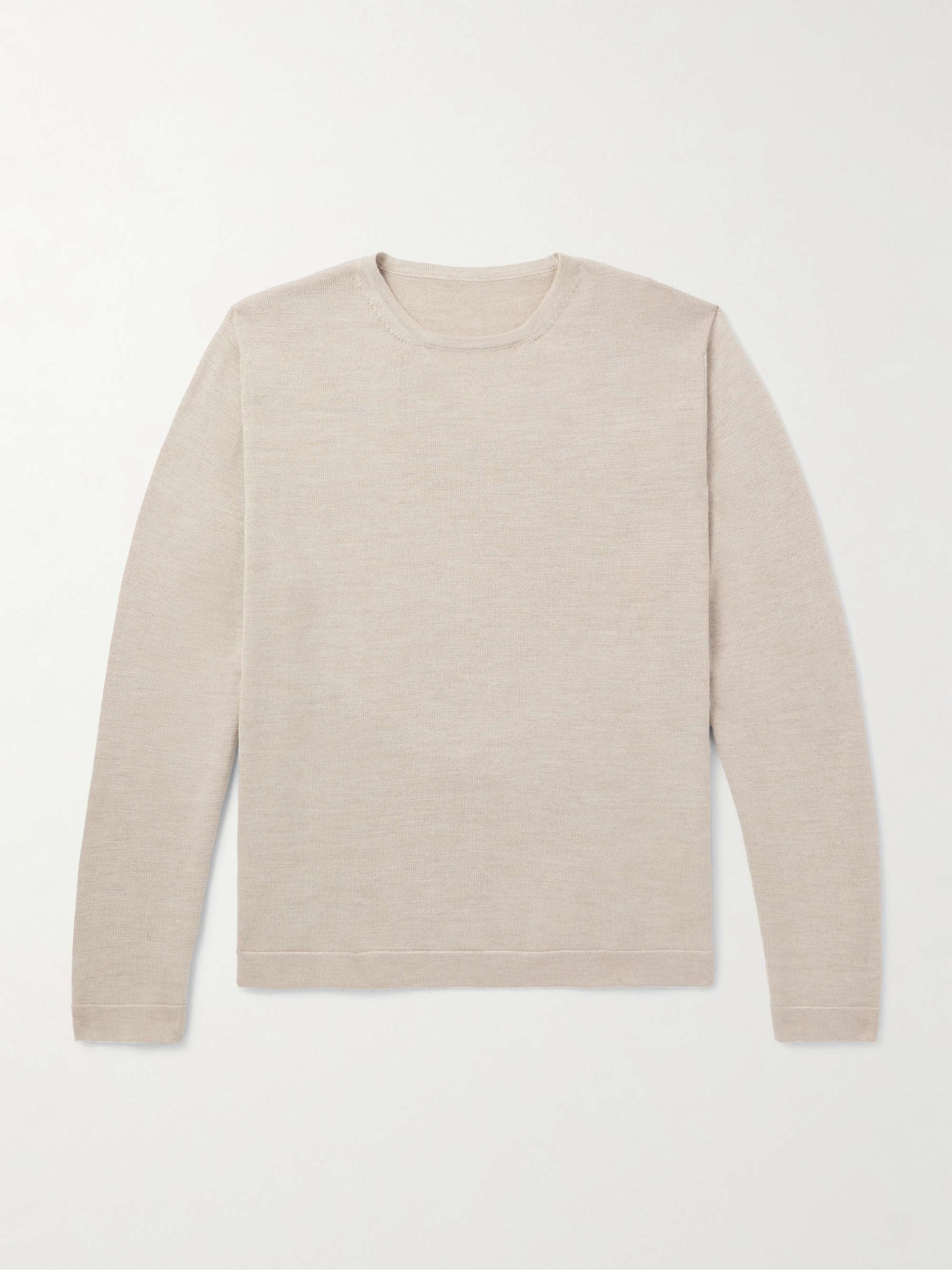 Wool and Silk-Blend Sweater hero visual