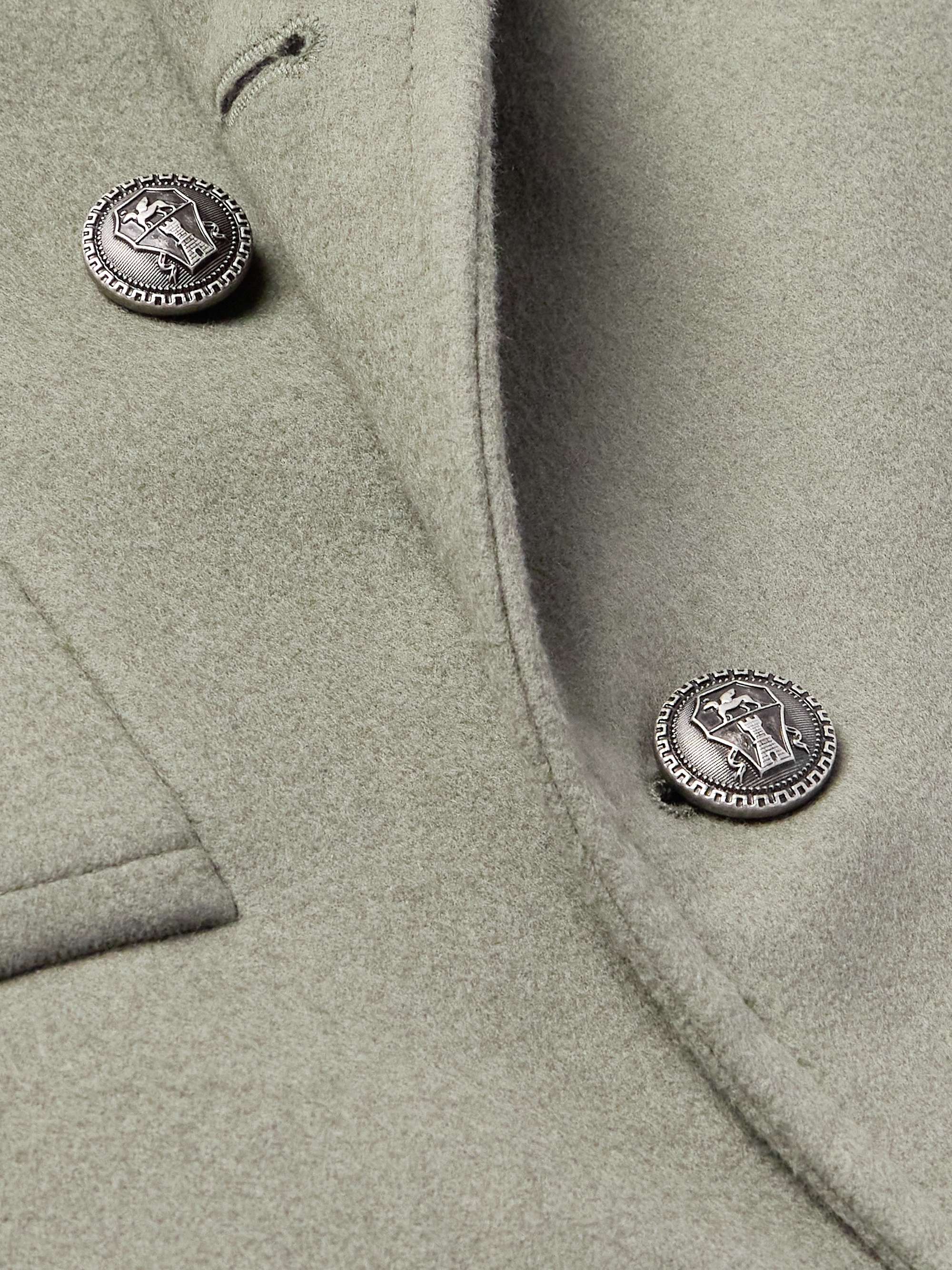Double-Breasted Wool Coat view
