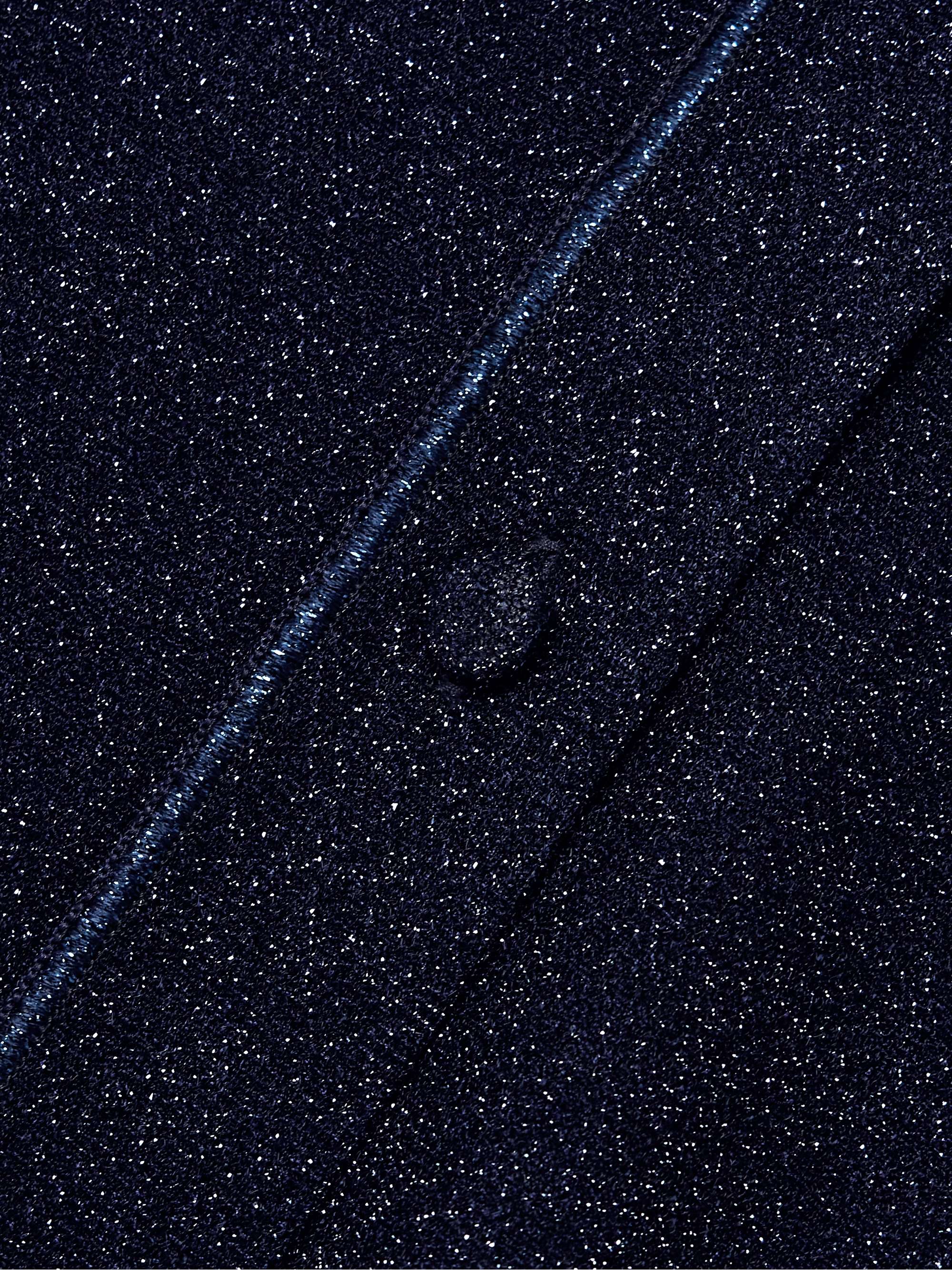 Lumière metallic stretch-knit shirt view