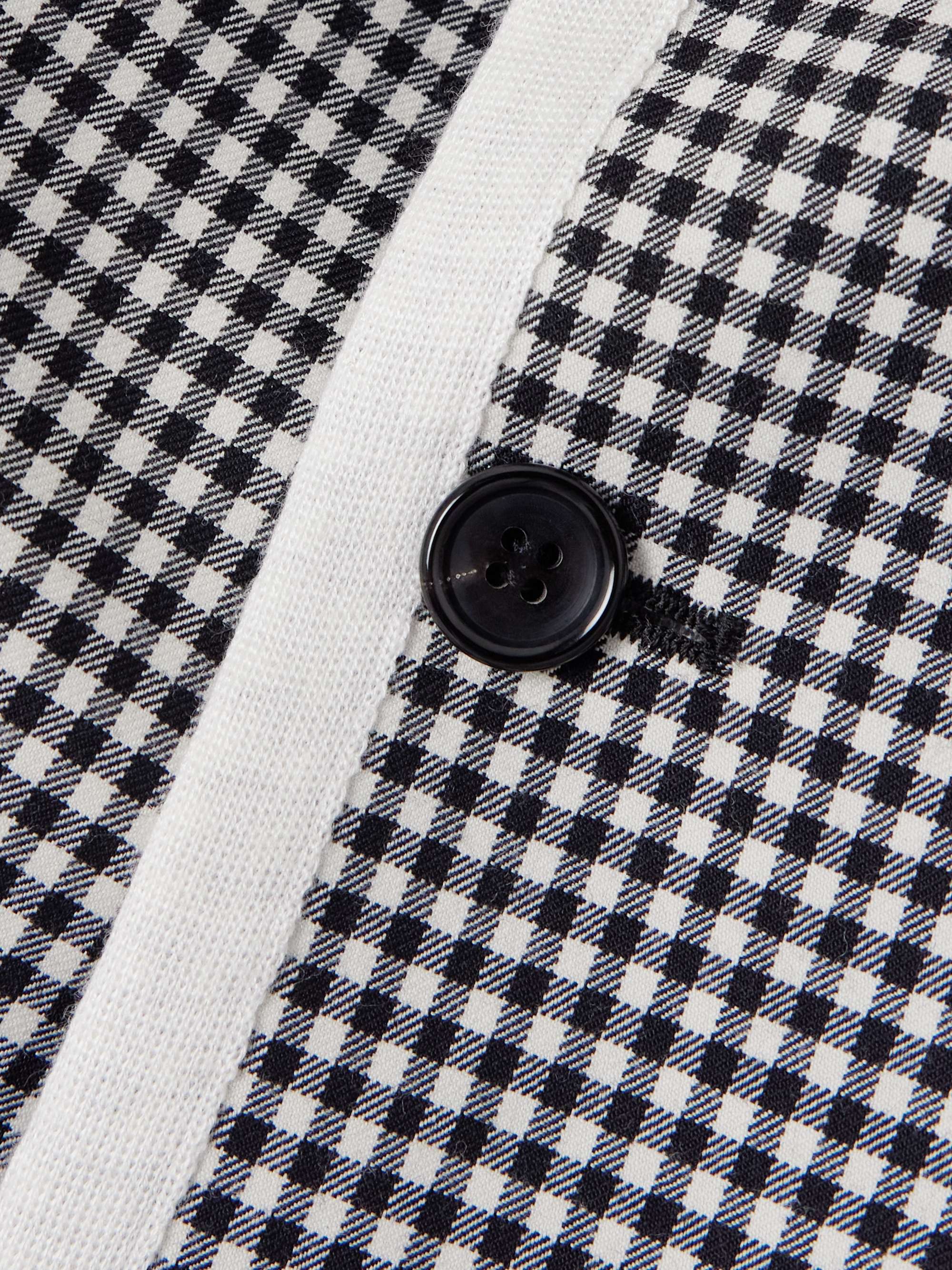 Checked wool jacket view