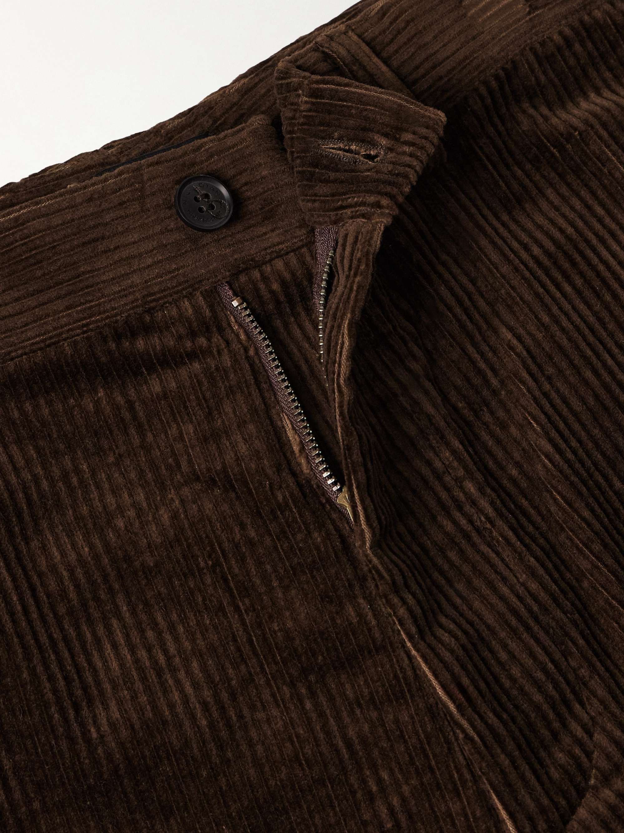 Carsen Straight-Leg Cotton-Corduroy Trousers view