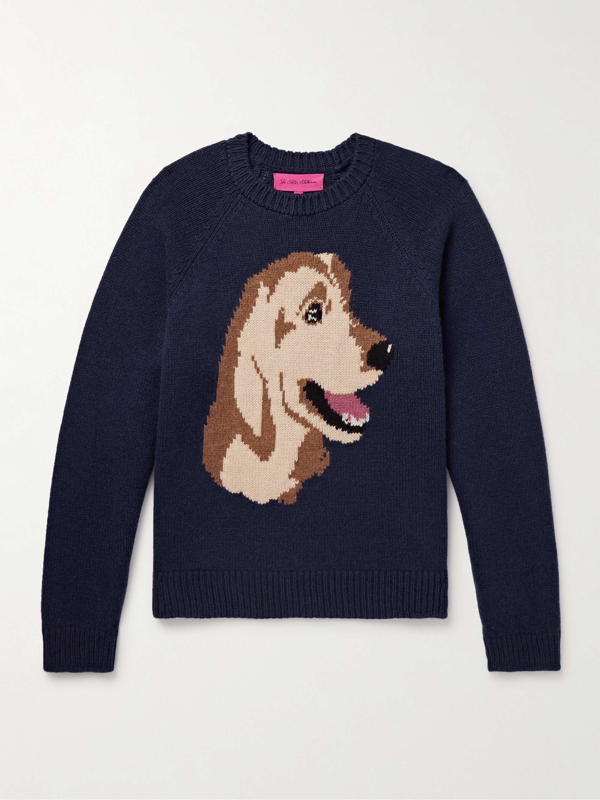 Intarsia Cashmere Sweater hero visual