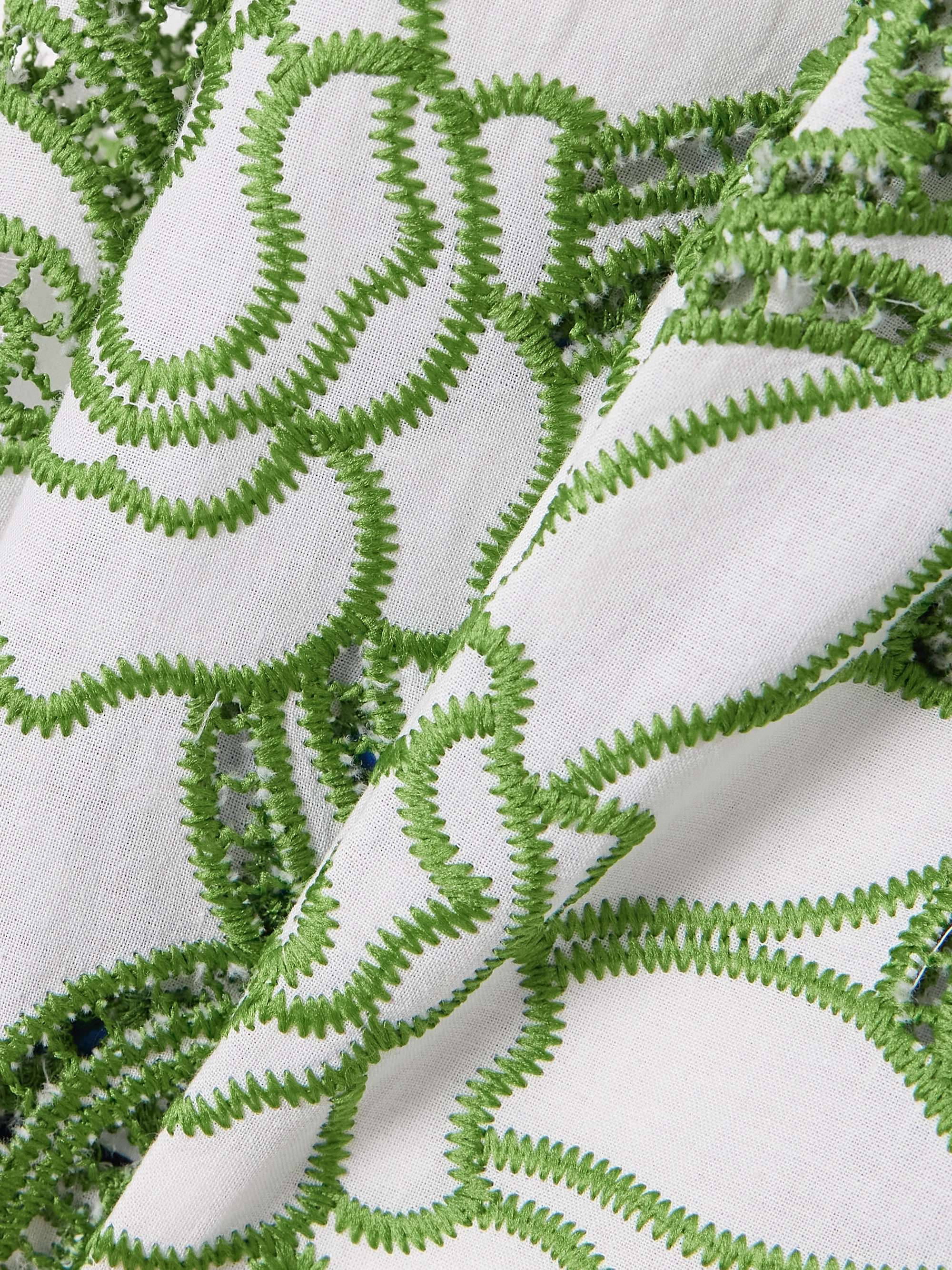 Belan scalloped broderie anglaise maxi skirt view