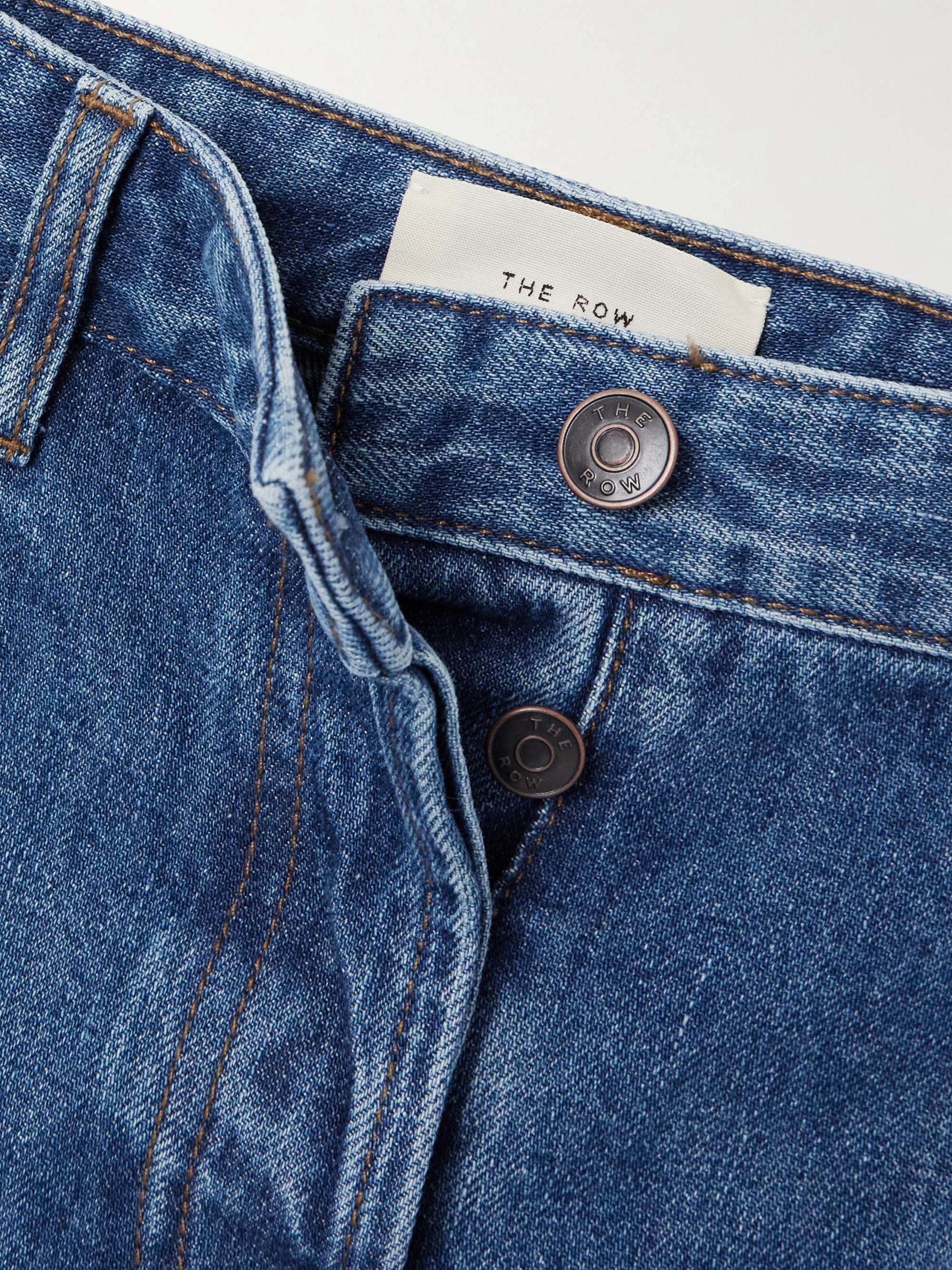Riaco mid-rise straight-leg jeans view