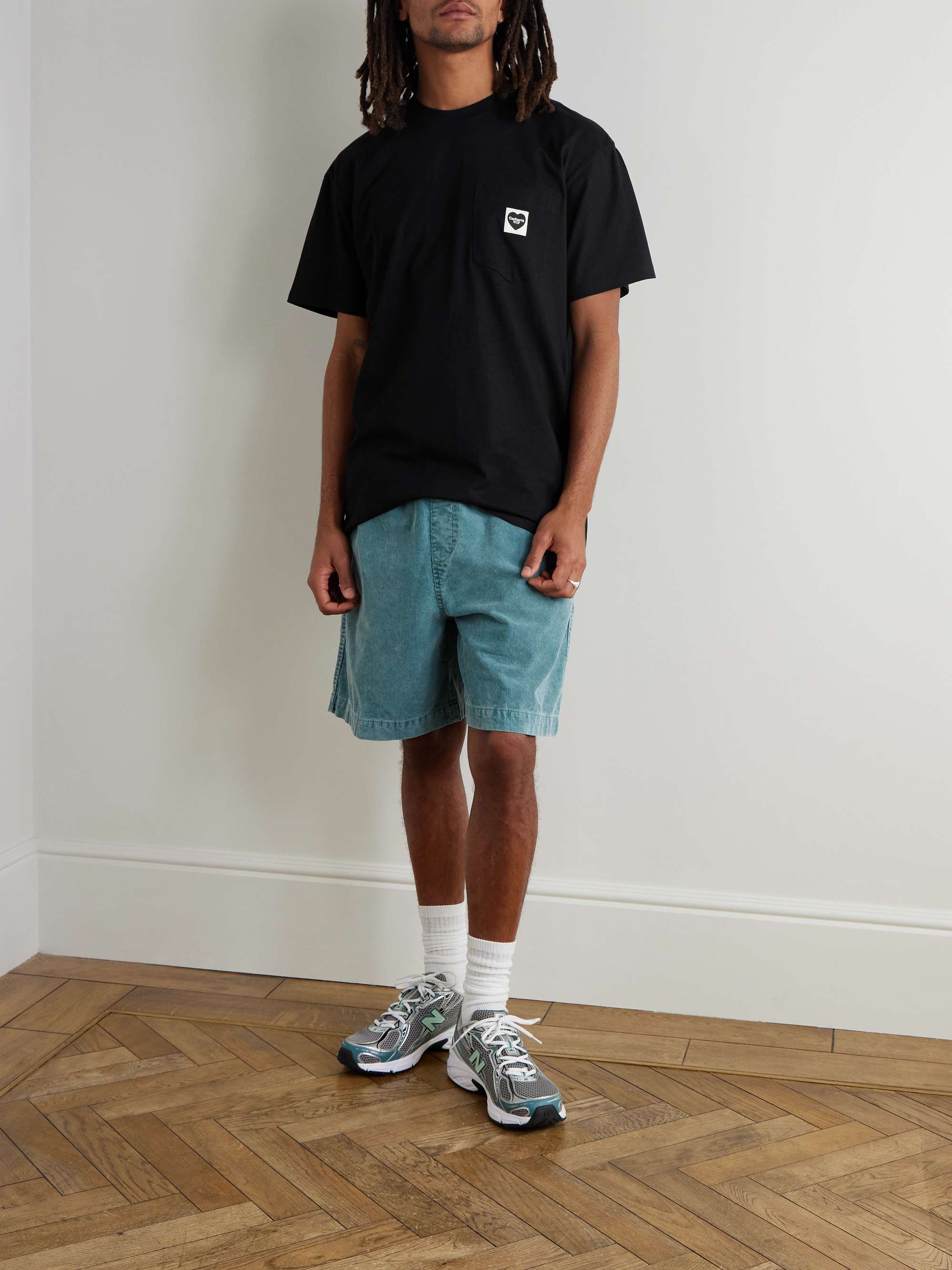 Logo-Appliquéd Organic Cotton-Jersey T-Shirt view