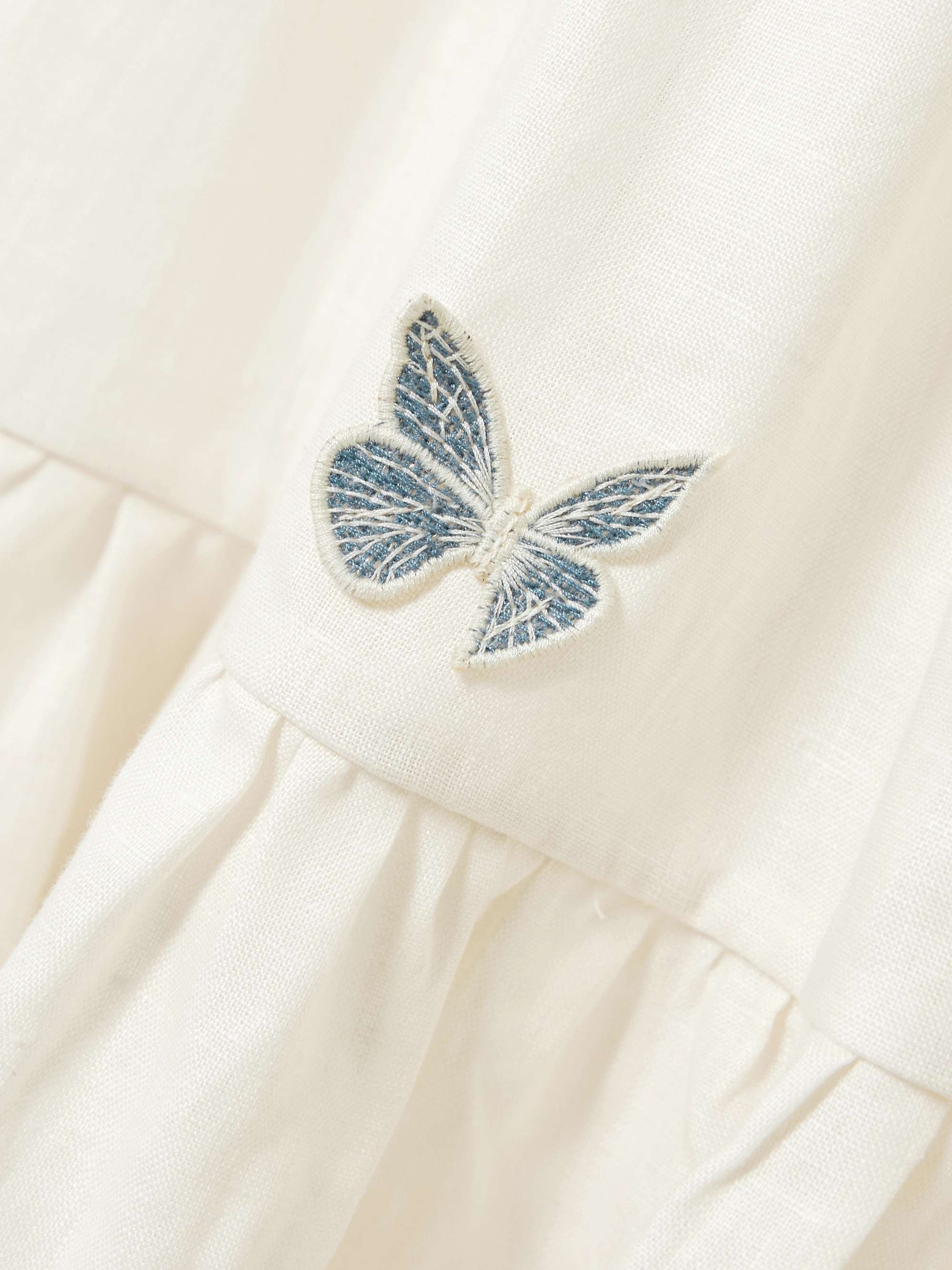 Lima Lymanopoda appliquéd tiered linen maxi dress view