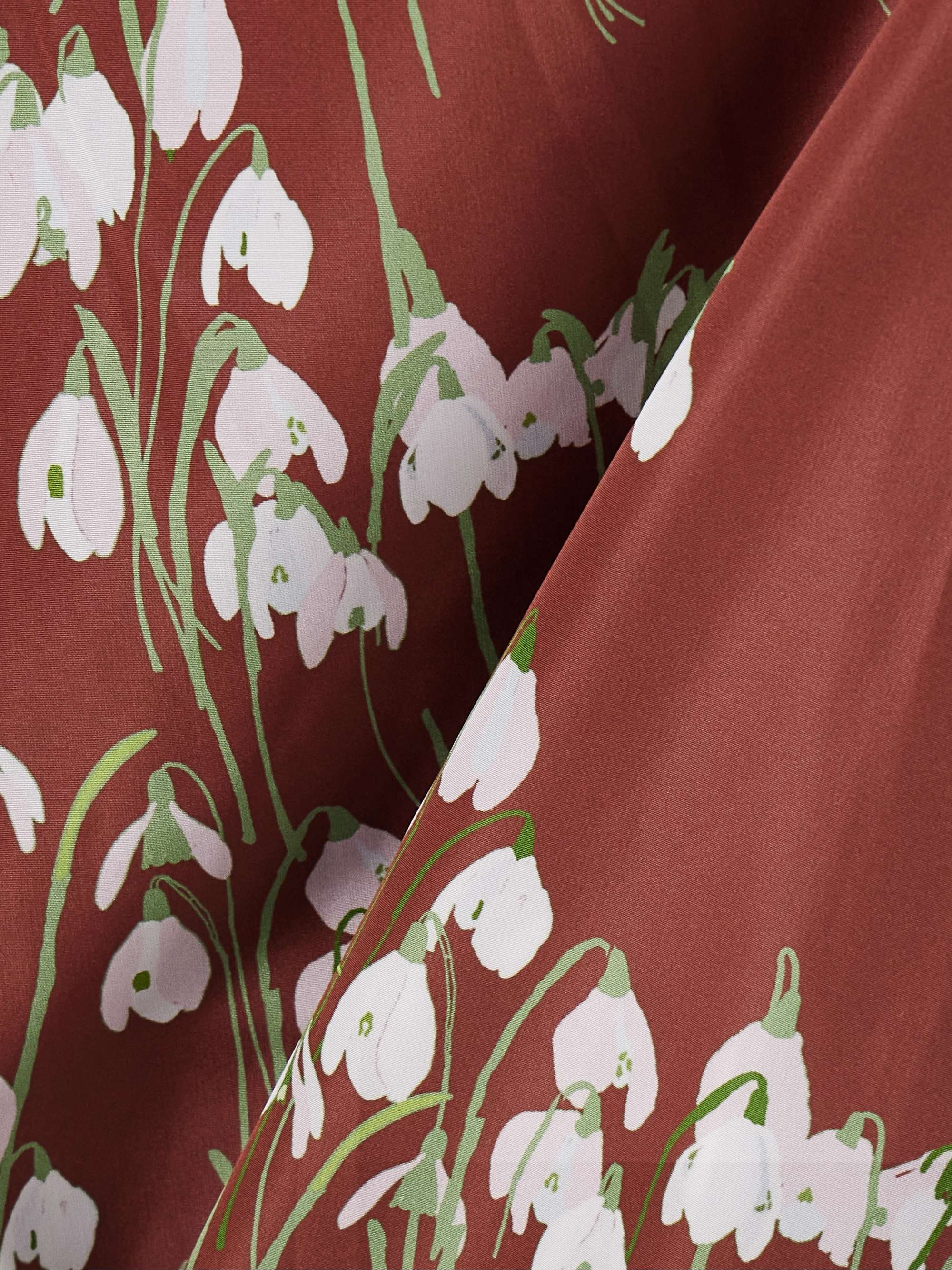 Maudette floral-print taffeta midi dress view