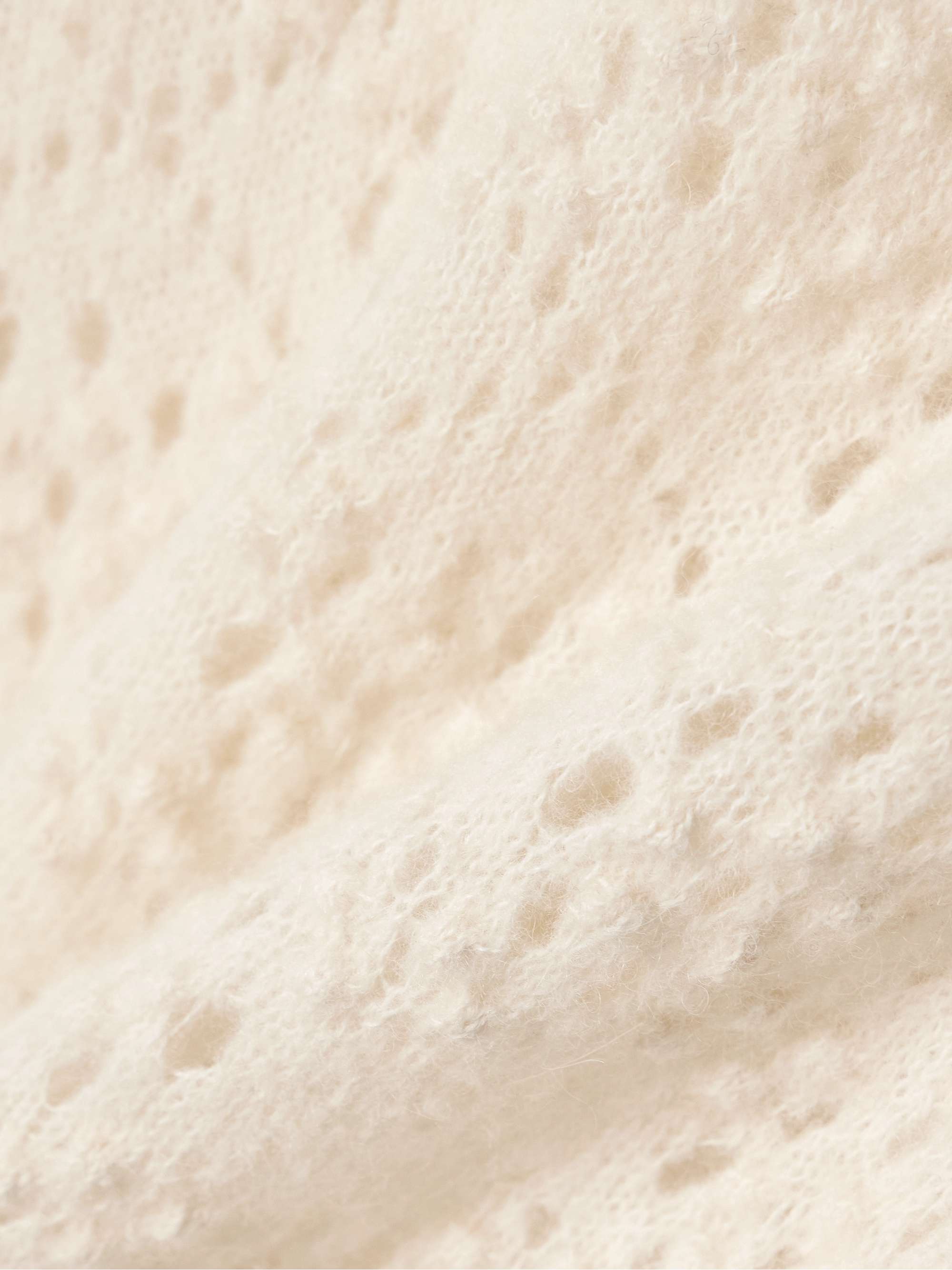 Emiliana pointelle-knit alpaca-blend sweater view