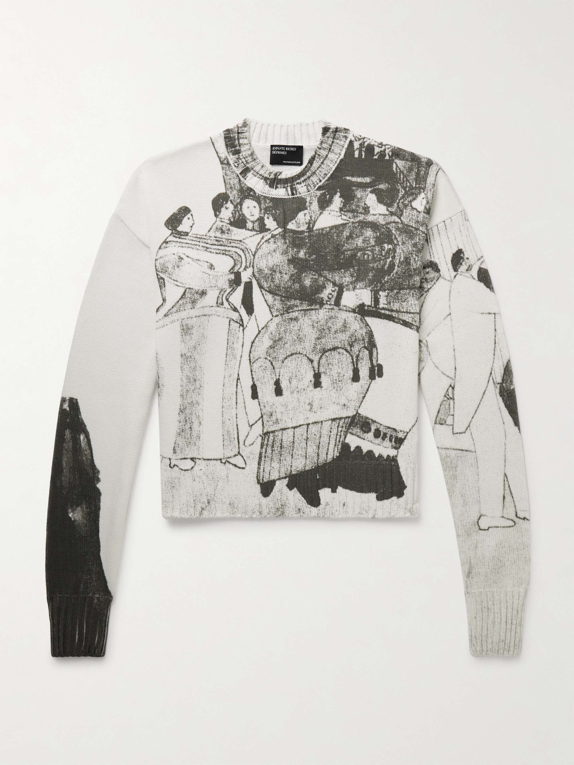 The Ballroom Dance Printed Cotton-Blend Sweater hero visual