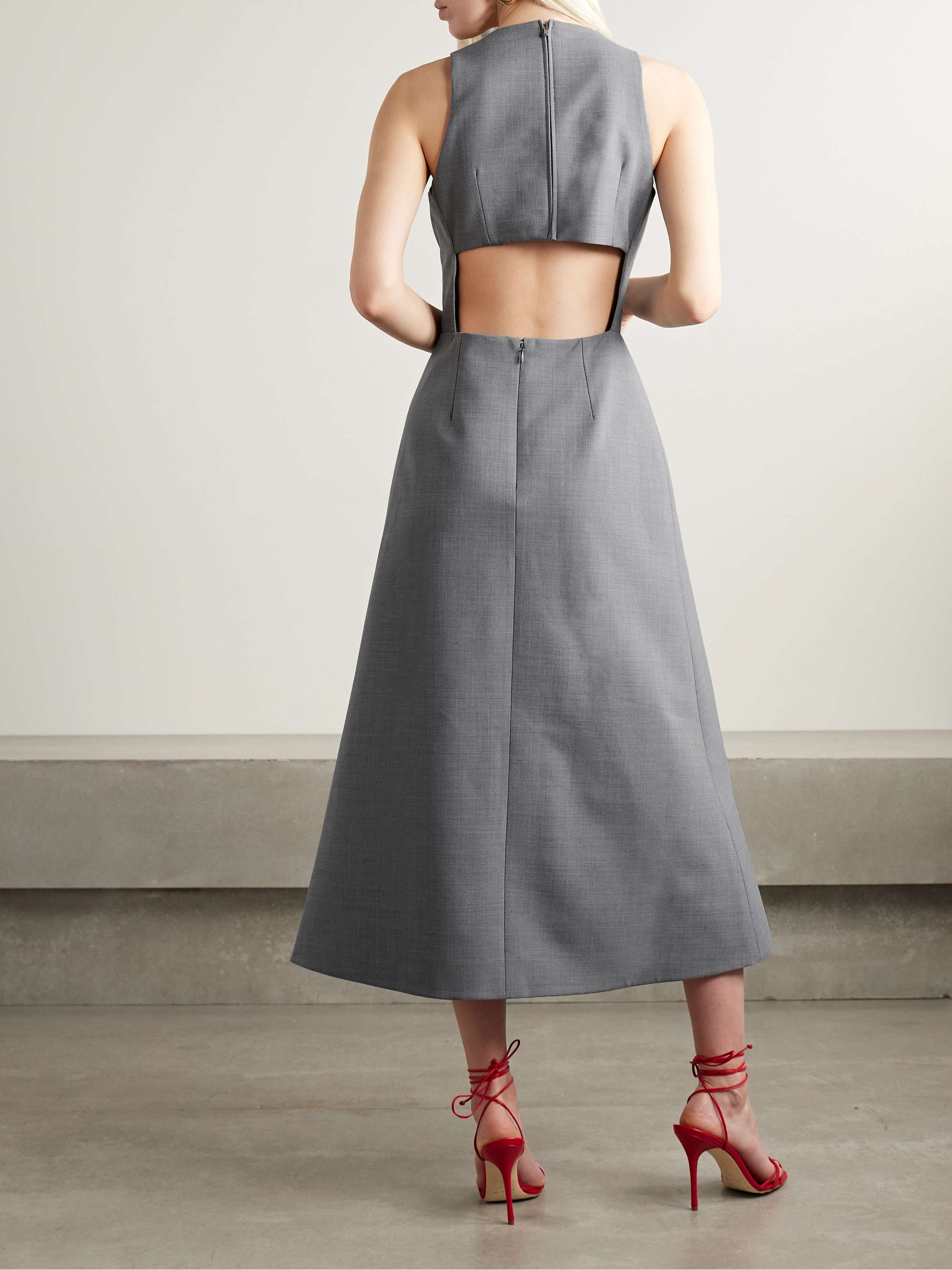 Adonica cutout woven midi dress view