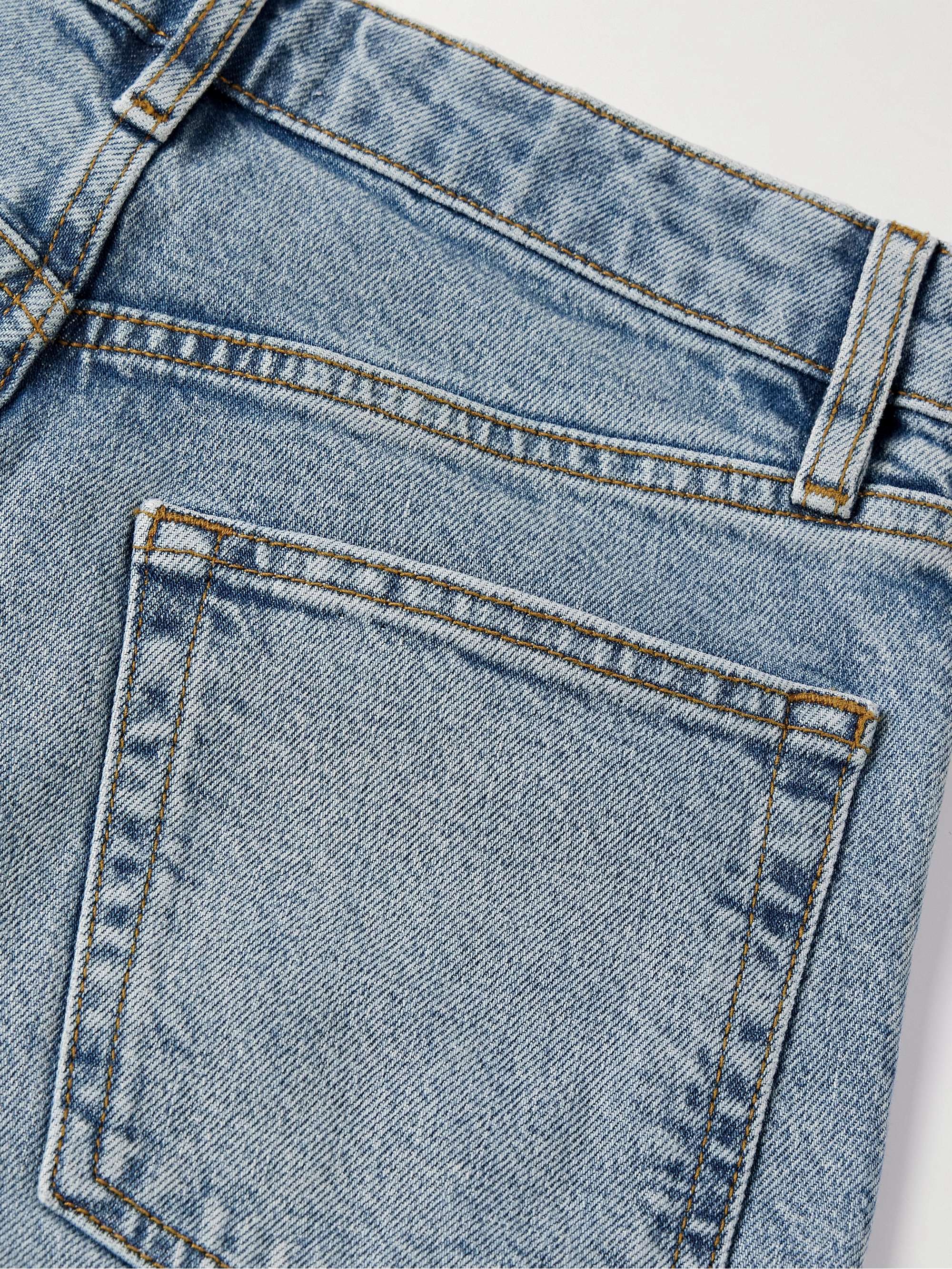 The Pixie Arrow cropped high-rise bootcut jeans view