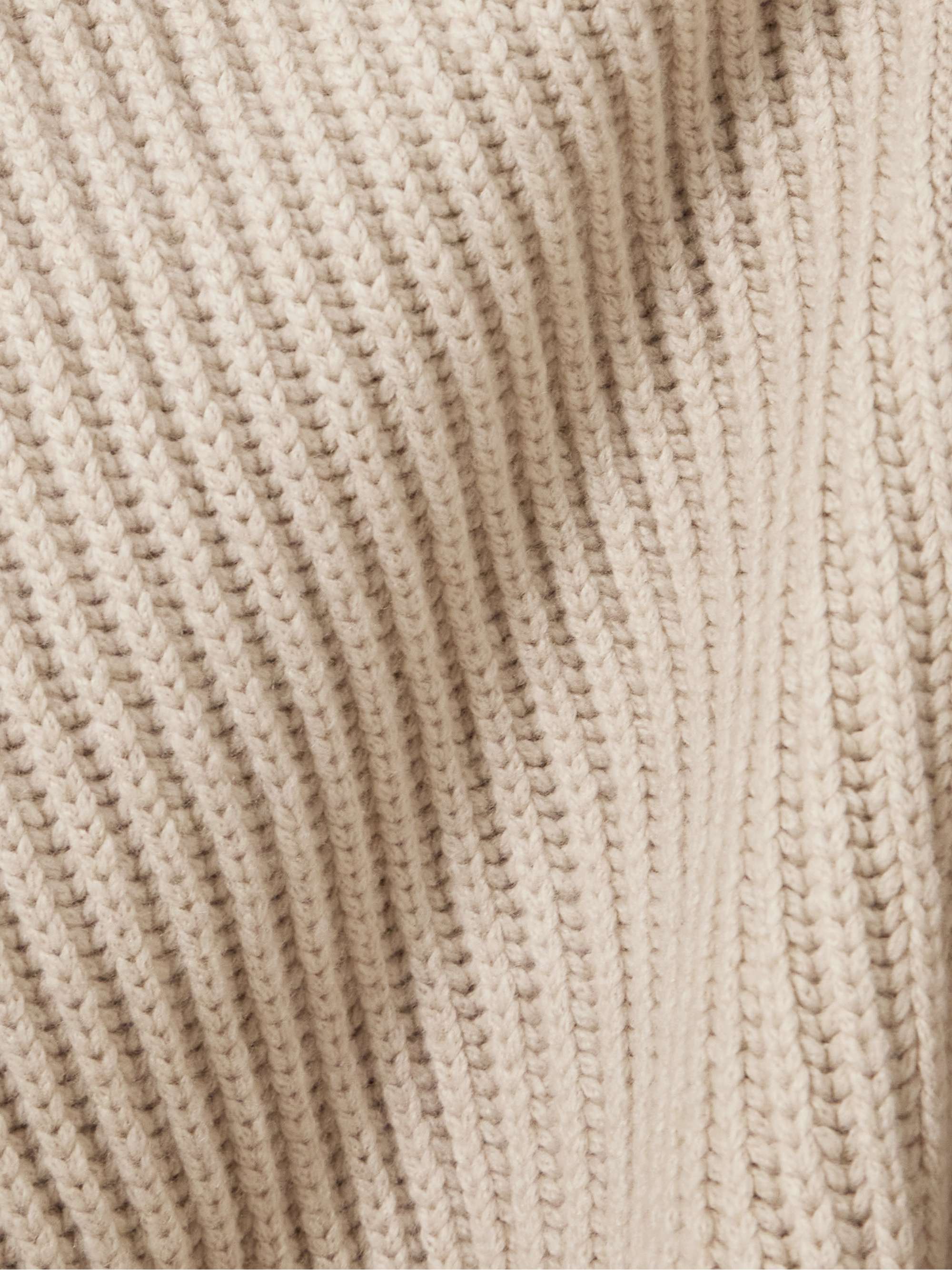 Ribbed wool, cashmere and silk-blend cardigan view
