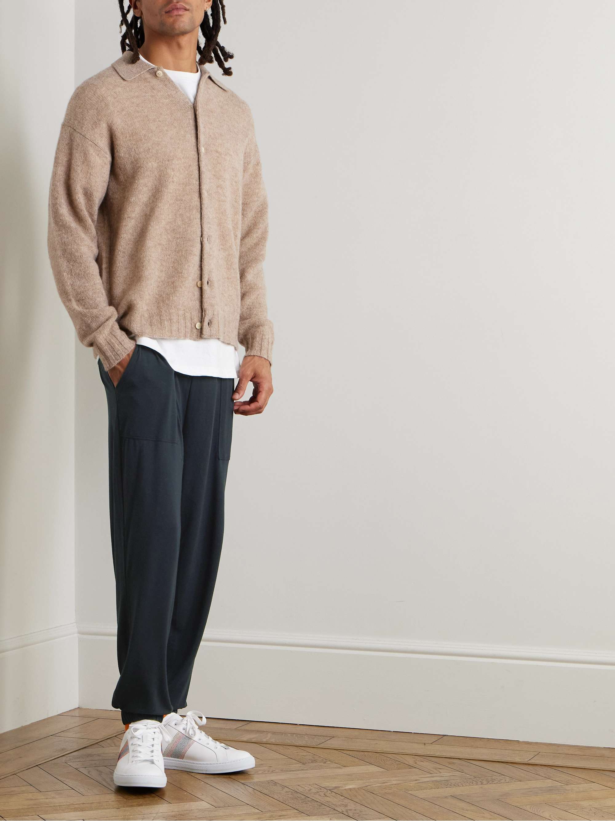 Harry Tapered Stretch Modal-Blend Jersey Sweatpants view