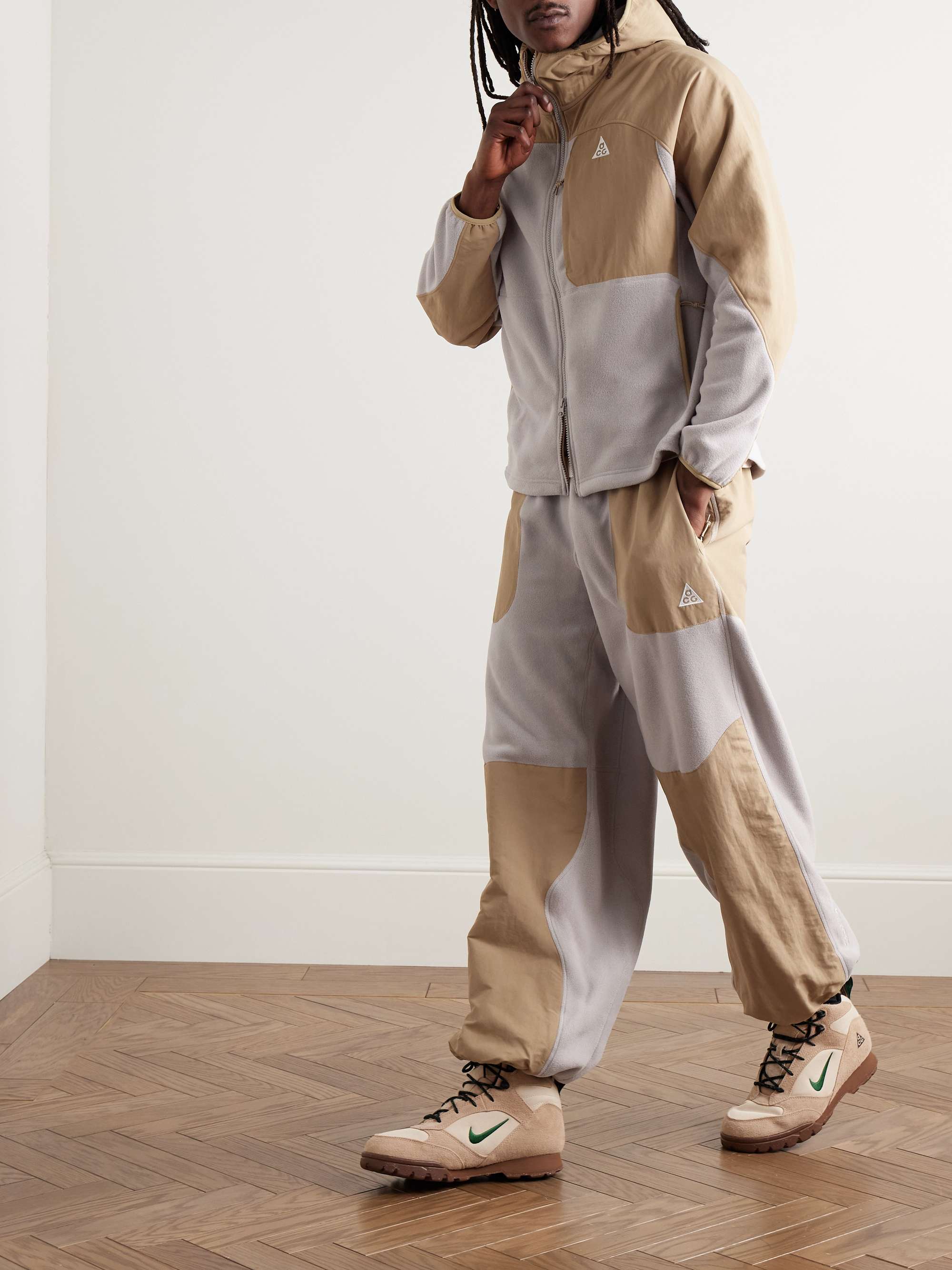 ACG Wolf Tree Tapered Panelled Polartec® Fleece and Nylon Sweatpants view