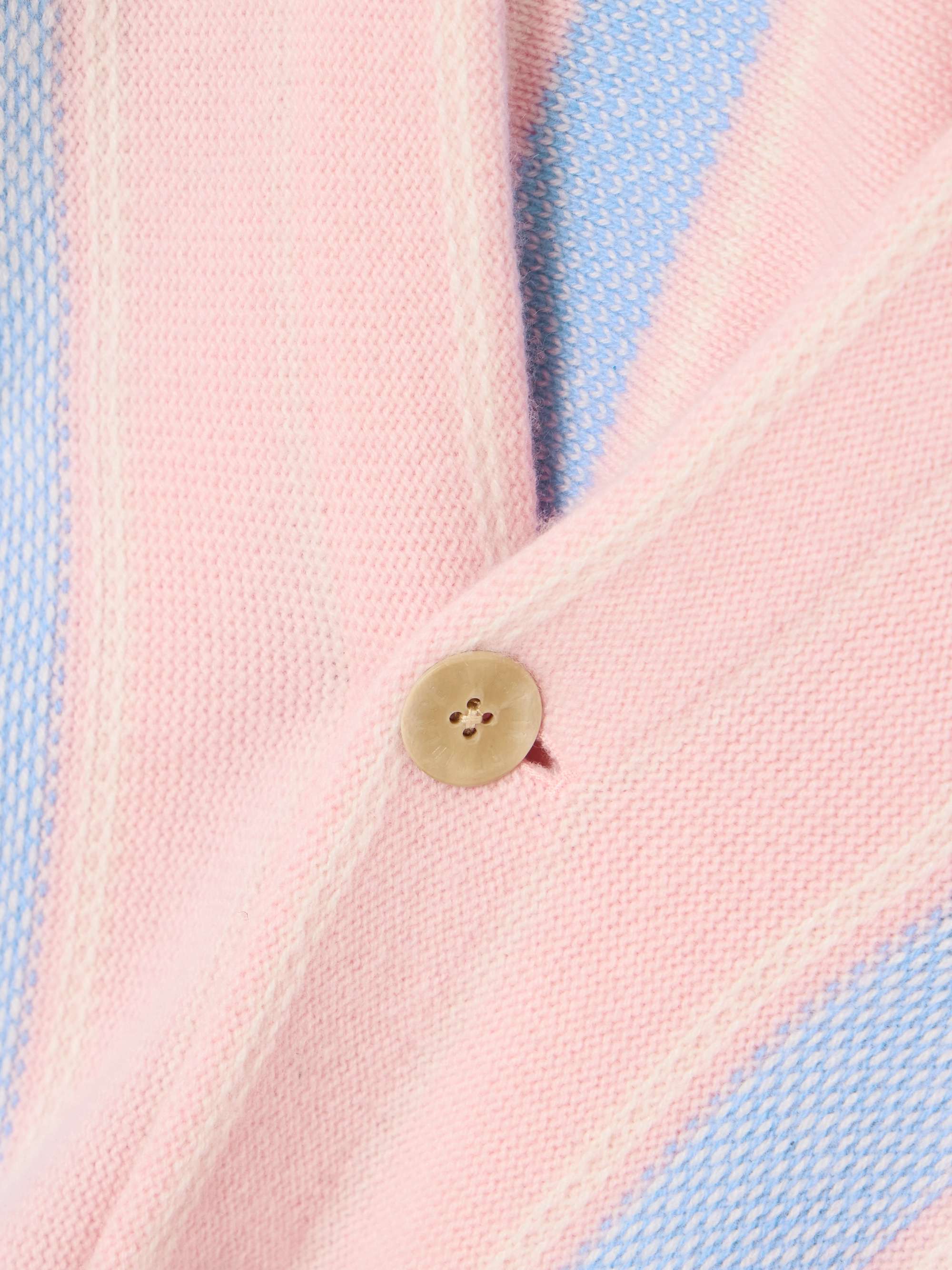 Baja Everywear striped cashmere cardigan view